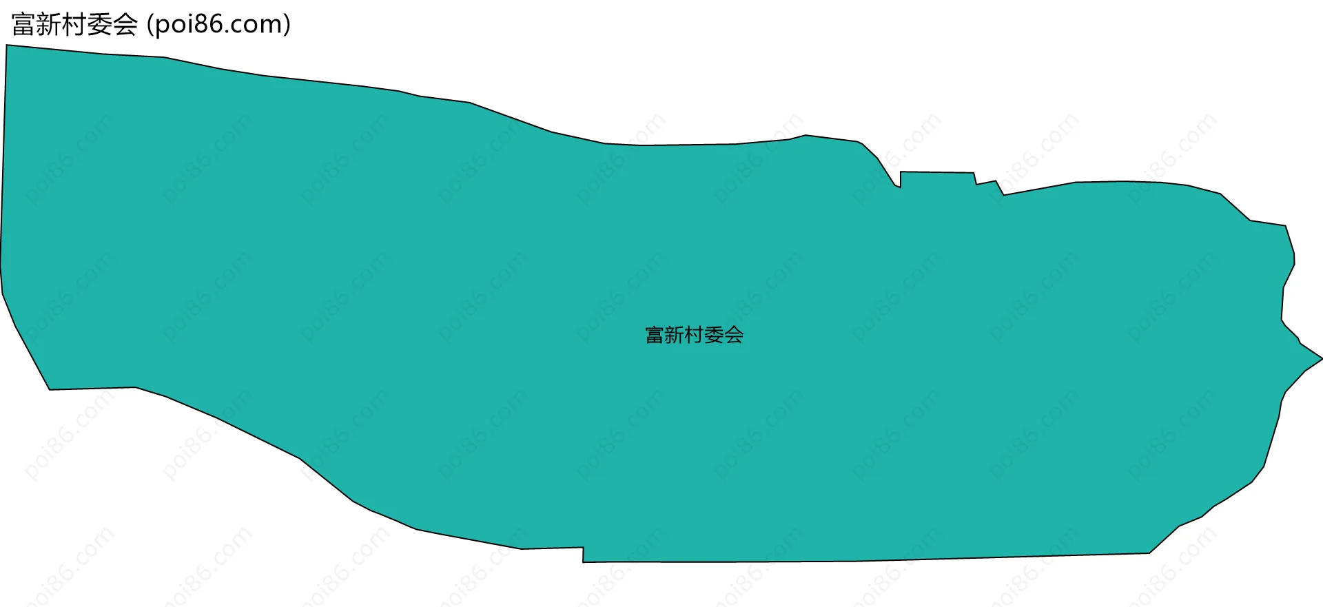 富新村委会边界地图