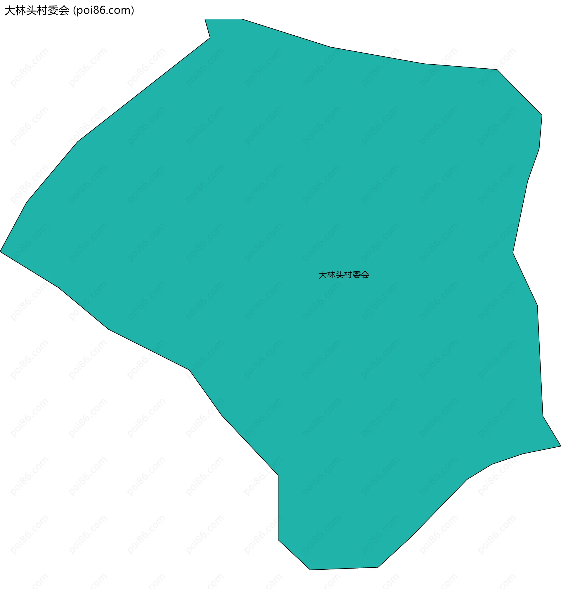 大林头村委会边界地图