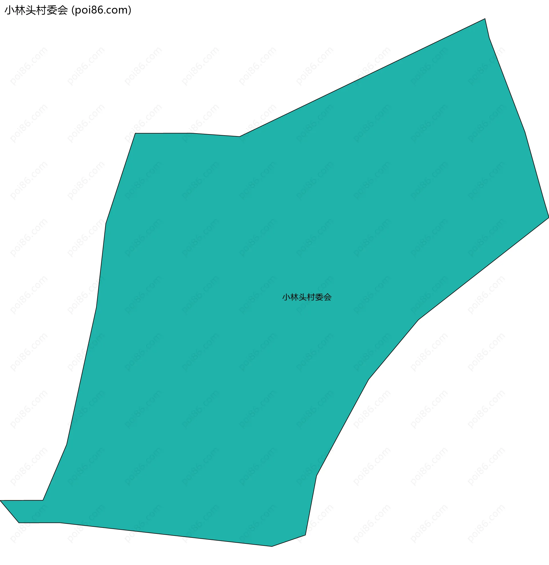 小林头村委会边界地图