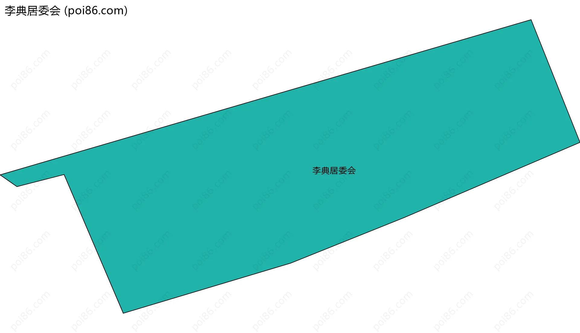 李典居委会边界地图
