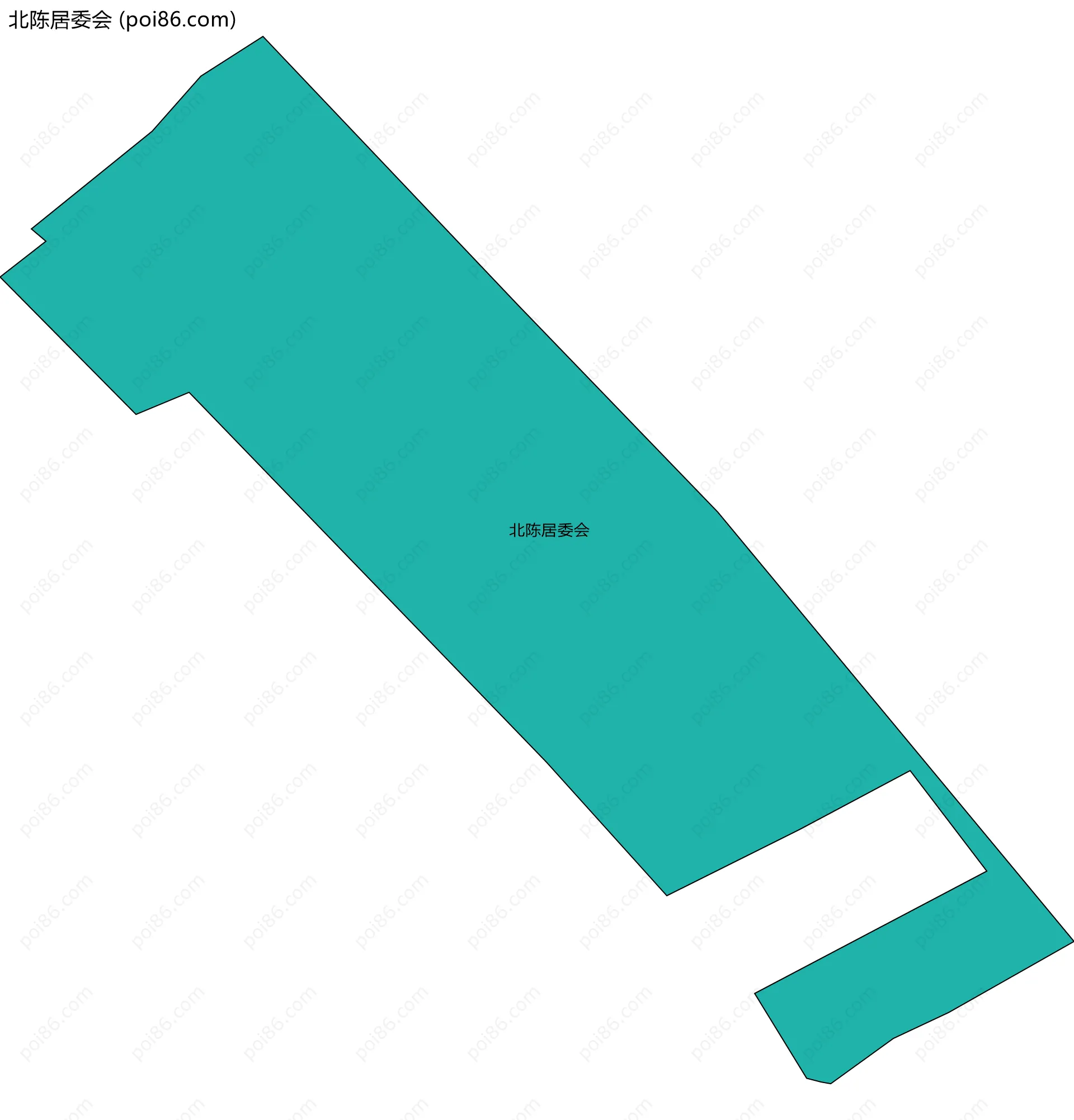 北陈居委会边界地图