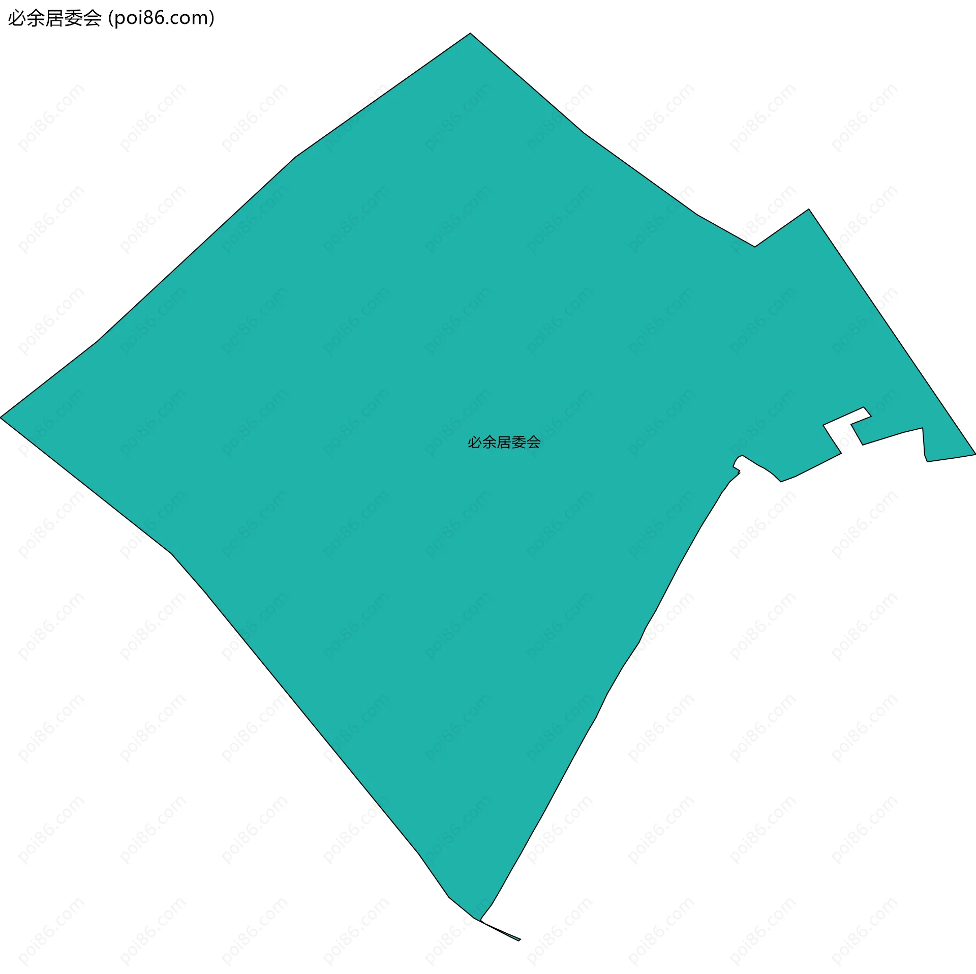 必余居委会边界地图