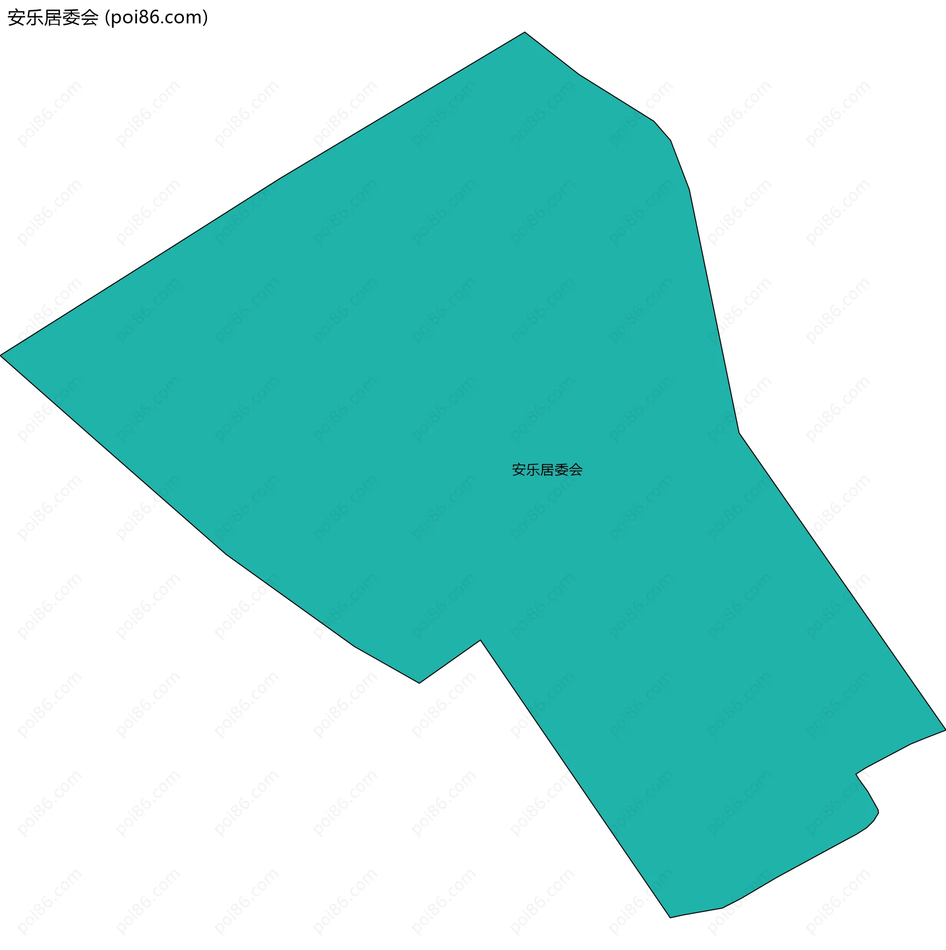 安乐居委会边界地图