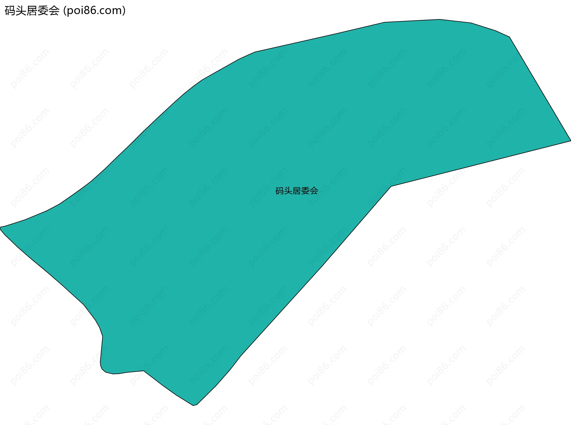 码头居委会边界地图