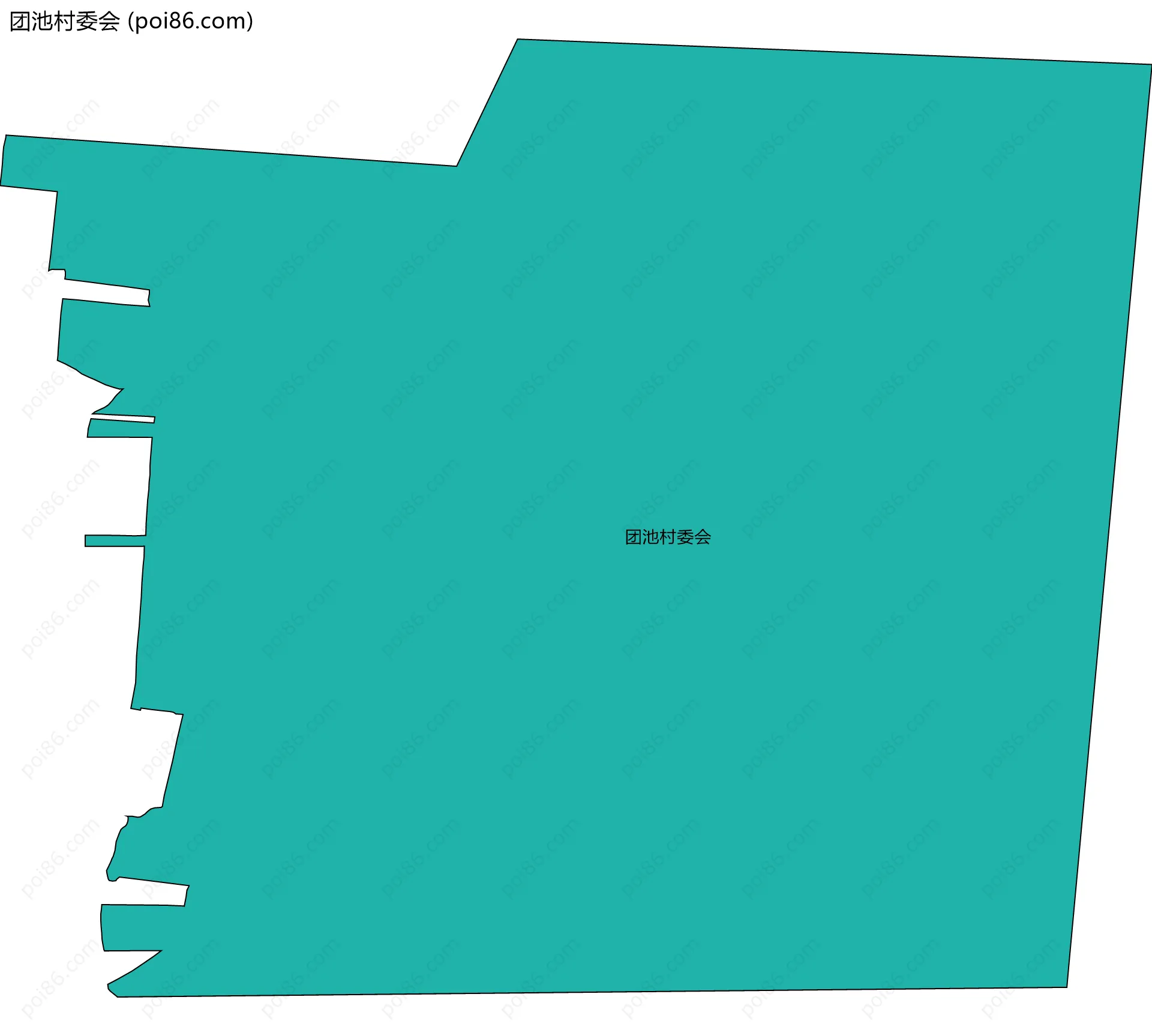 团池村委会边界地图