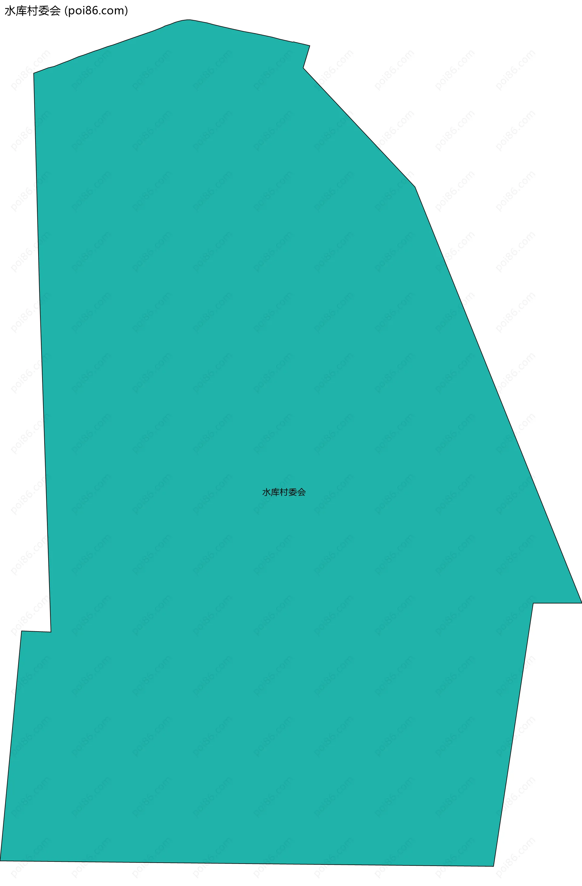 水库村委会边界地图