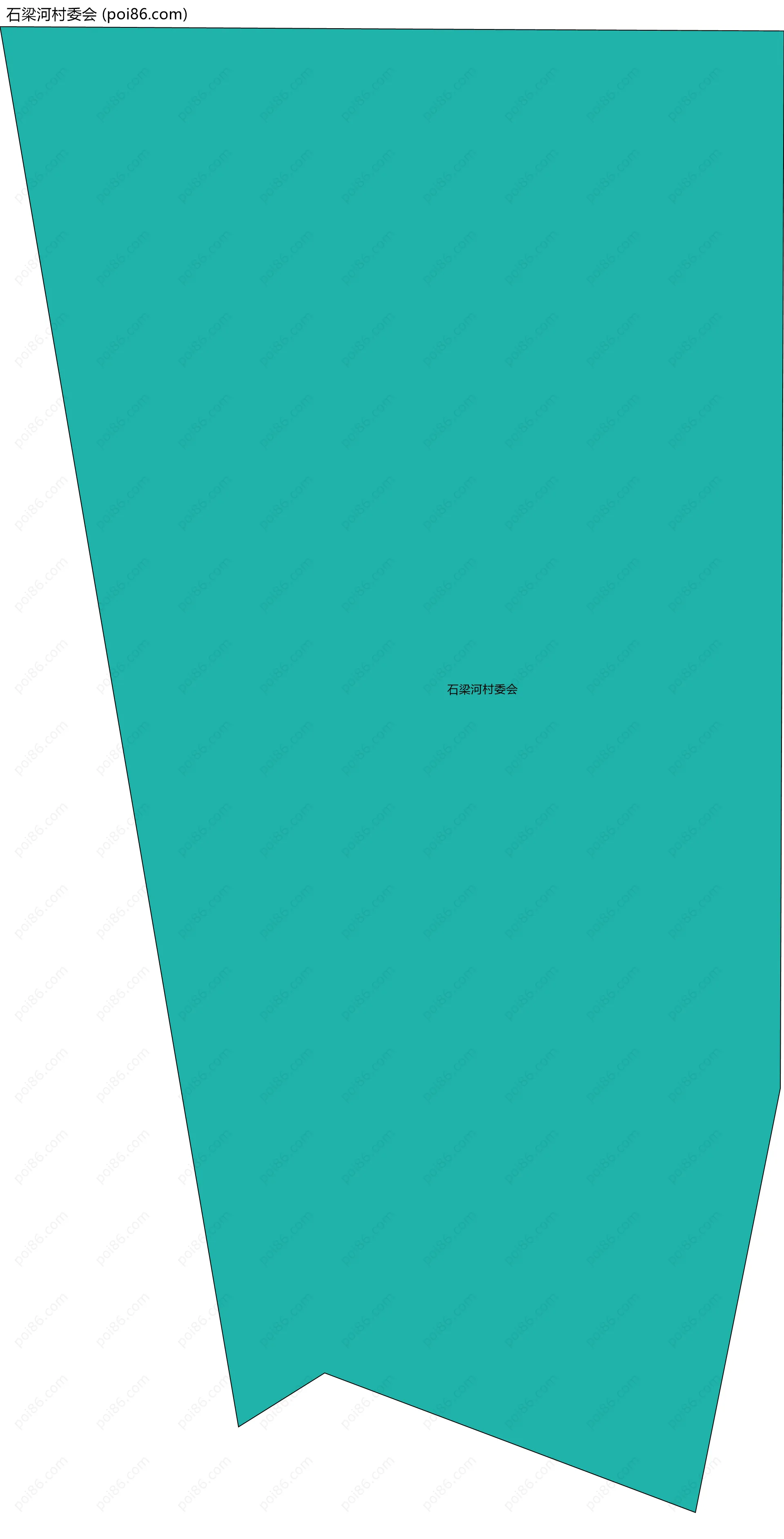 石梁河村委会边界地图