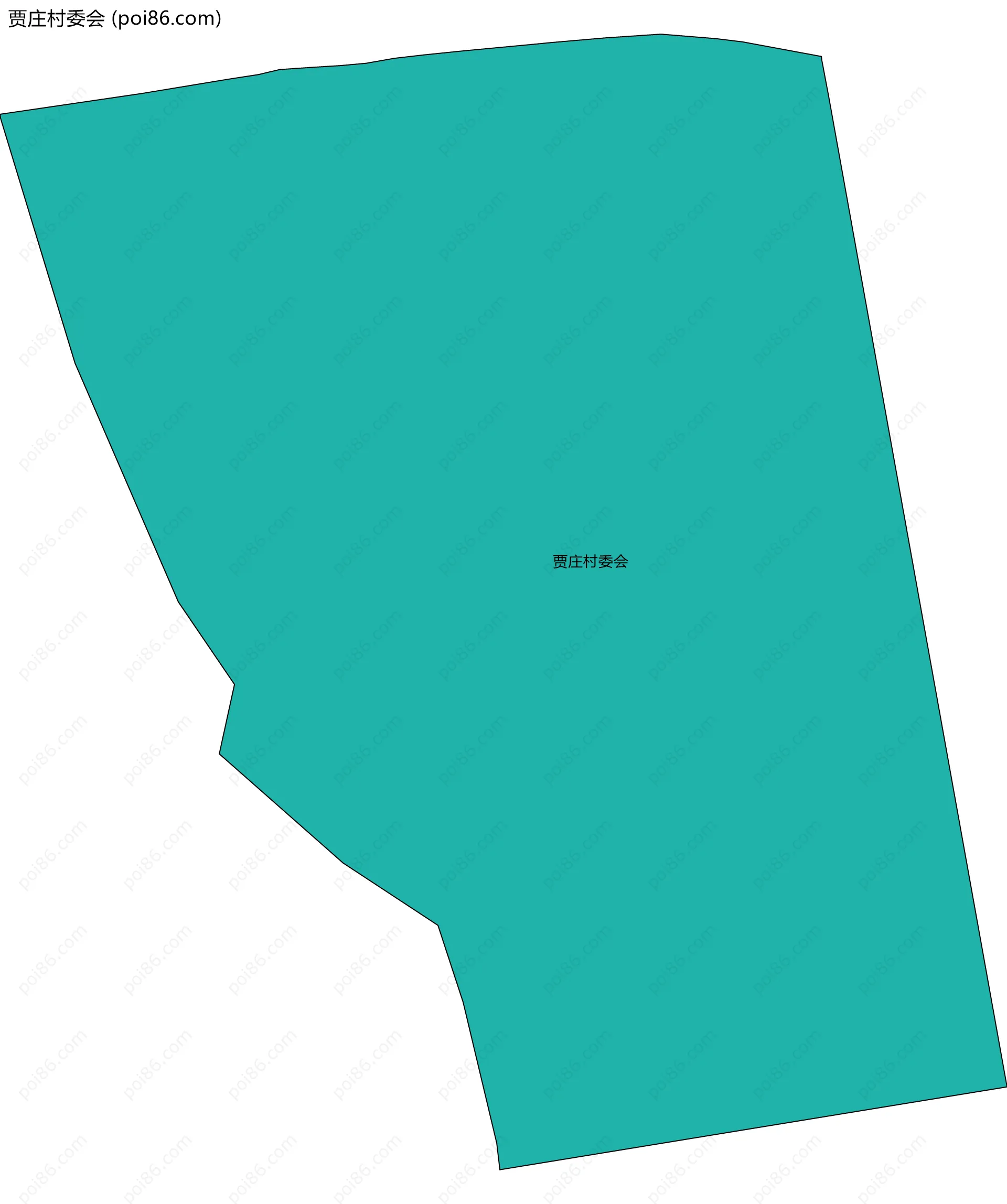 贾庄村委会边界地图