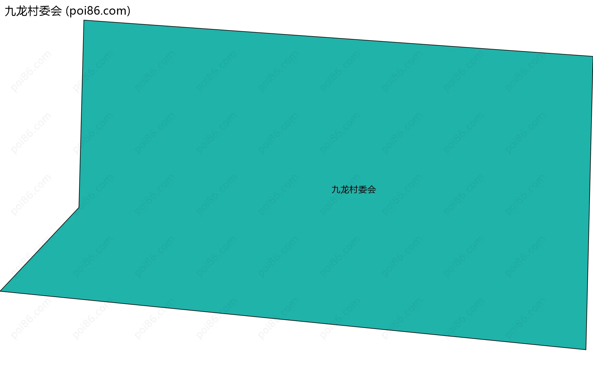 九龙村委会边界地图