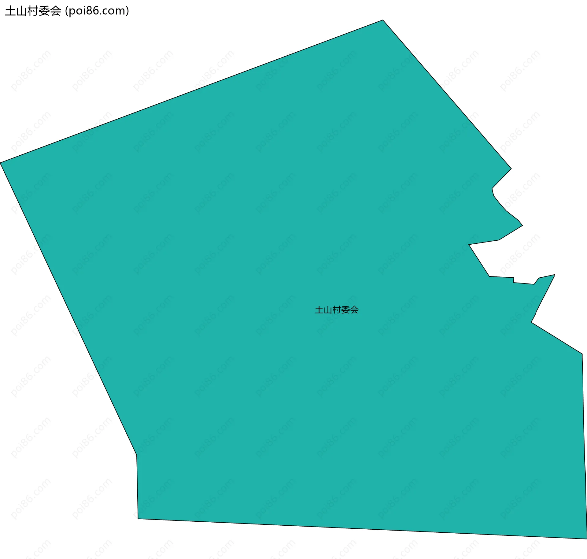 土山村委会边界地图