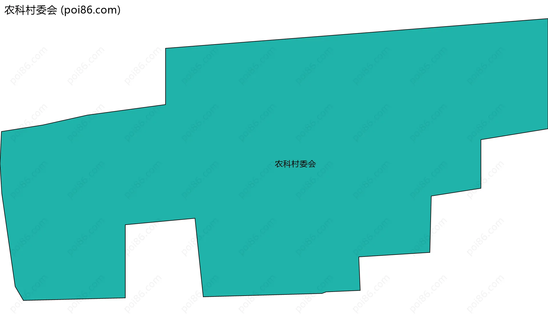 农科村委会边界地图