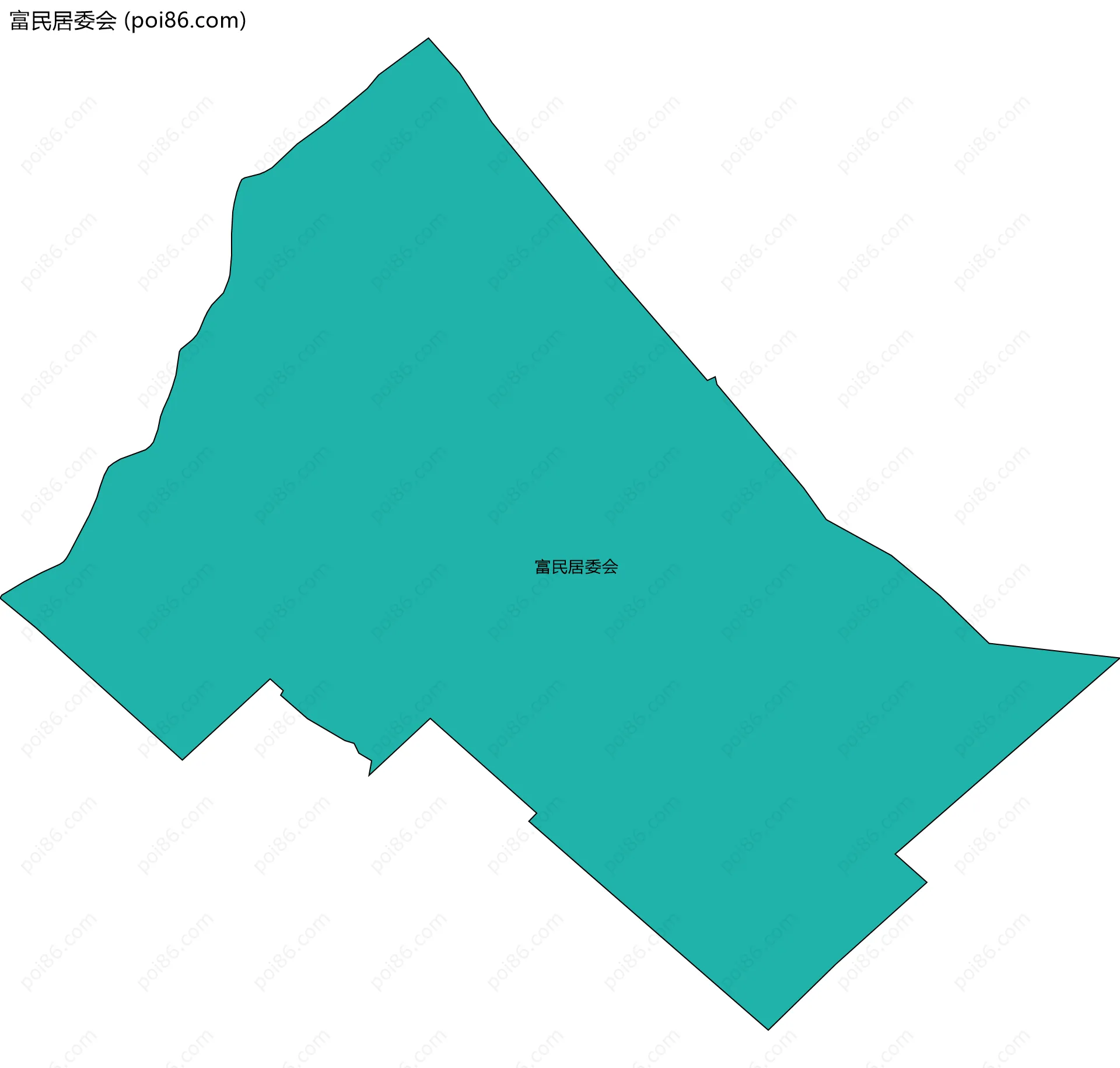 富民居委会边界地图
