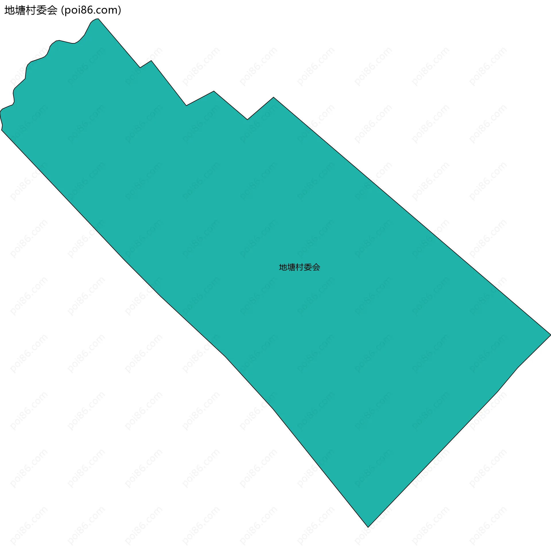 地塘村委会边界地图