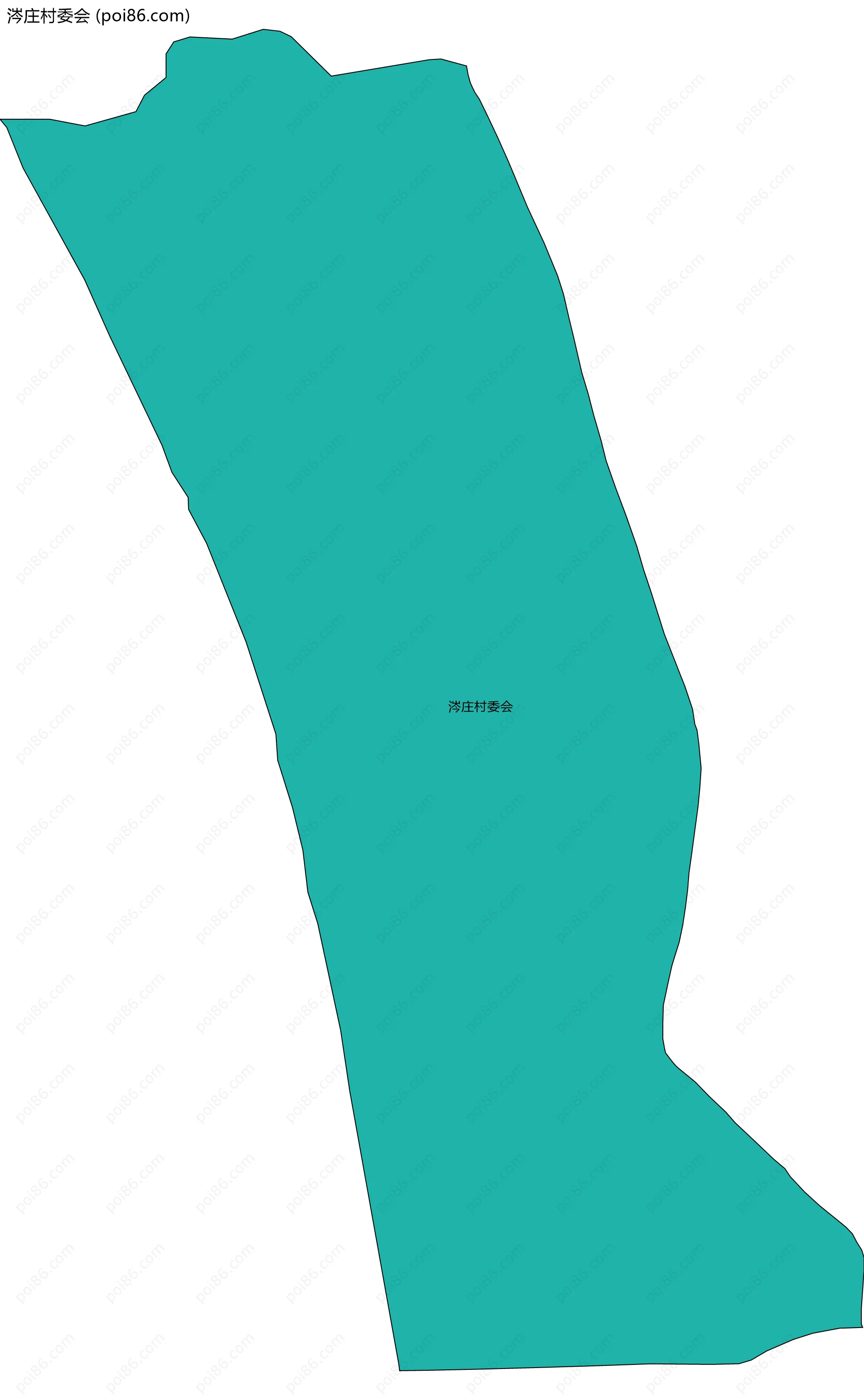 涔庄村委会边界地图