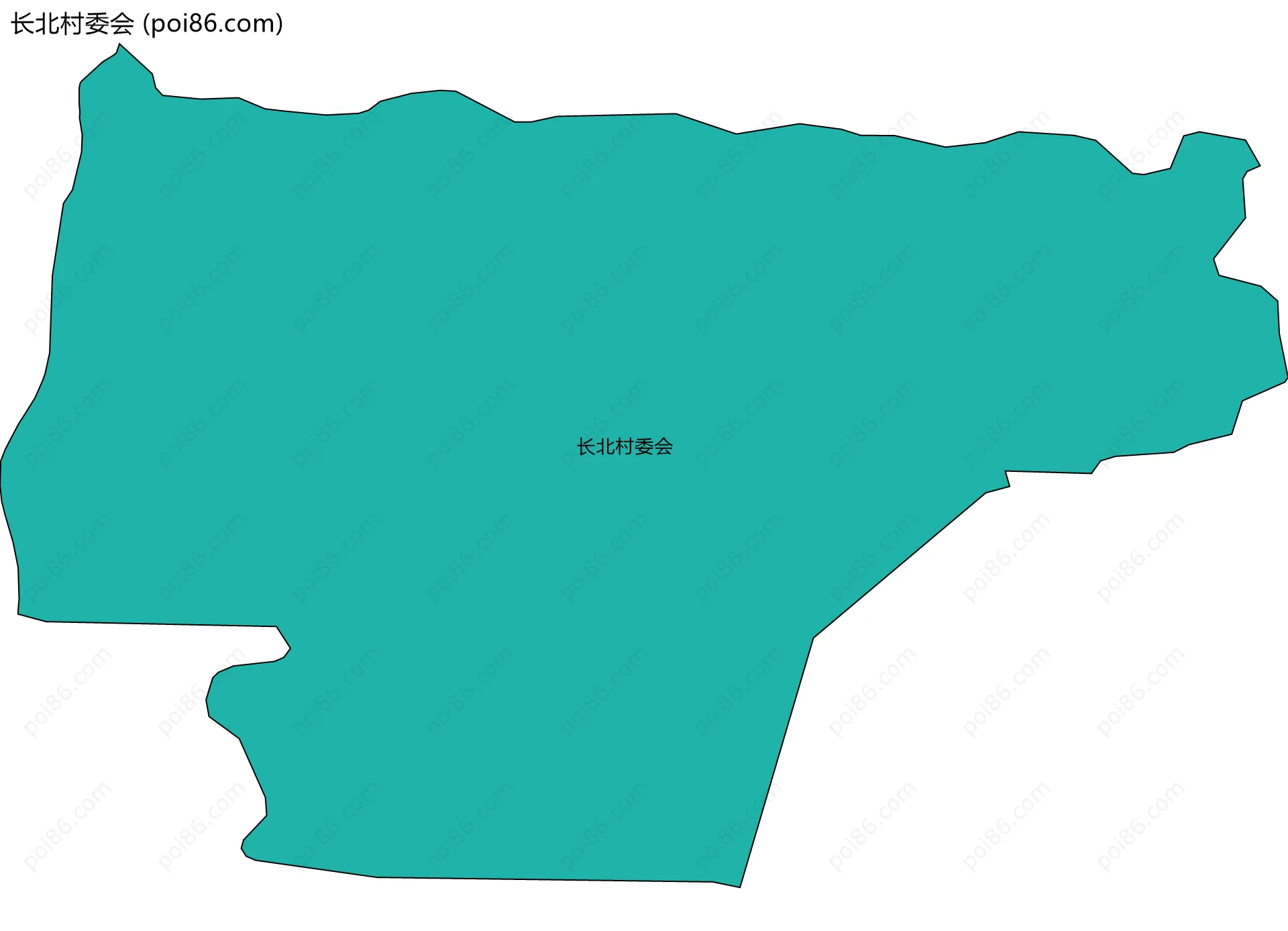 长北村委会边界地图