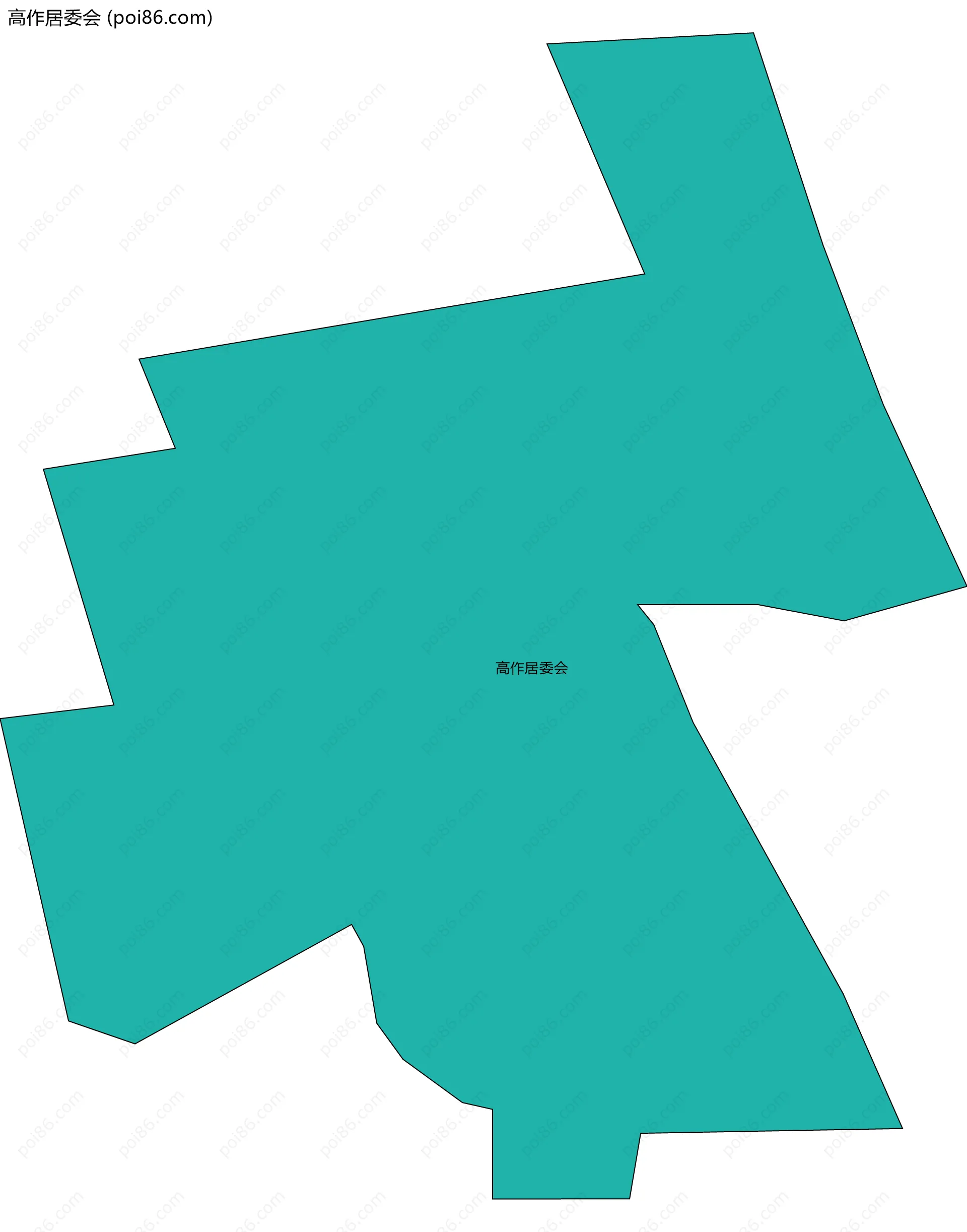 高作居委会边界地图