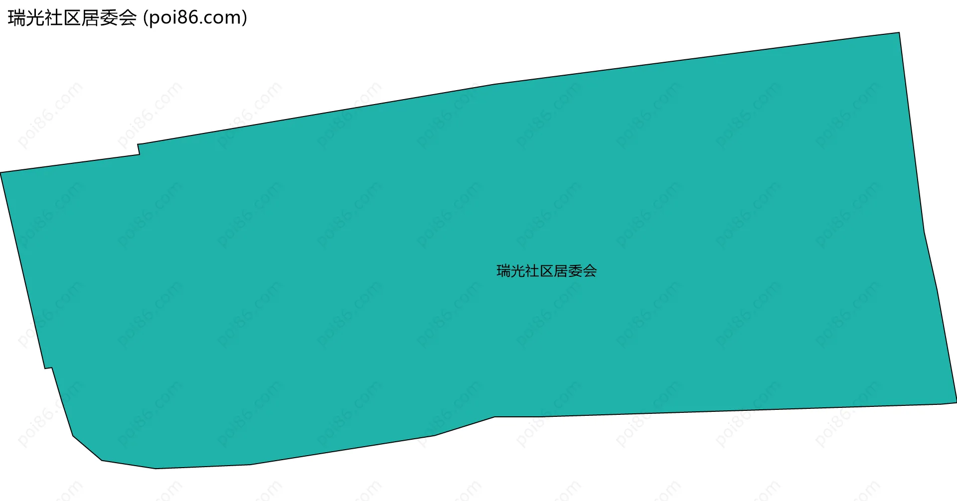 瑞光社区居委会边界地图