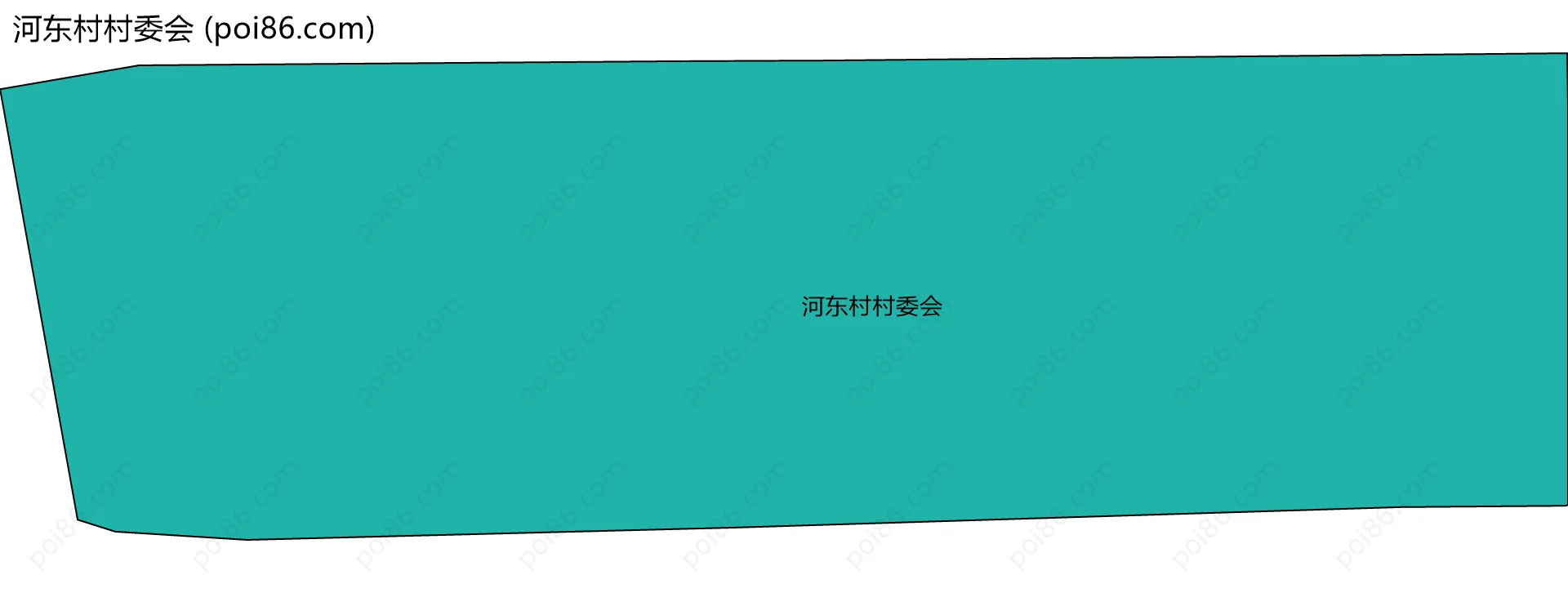 河东村村委会边界地图