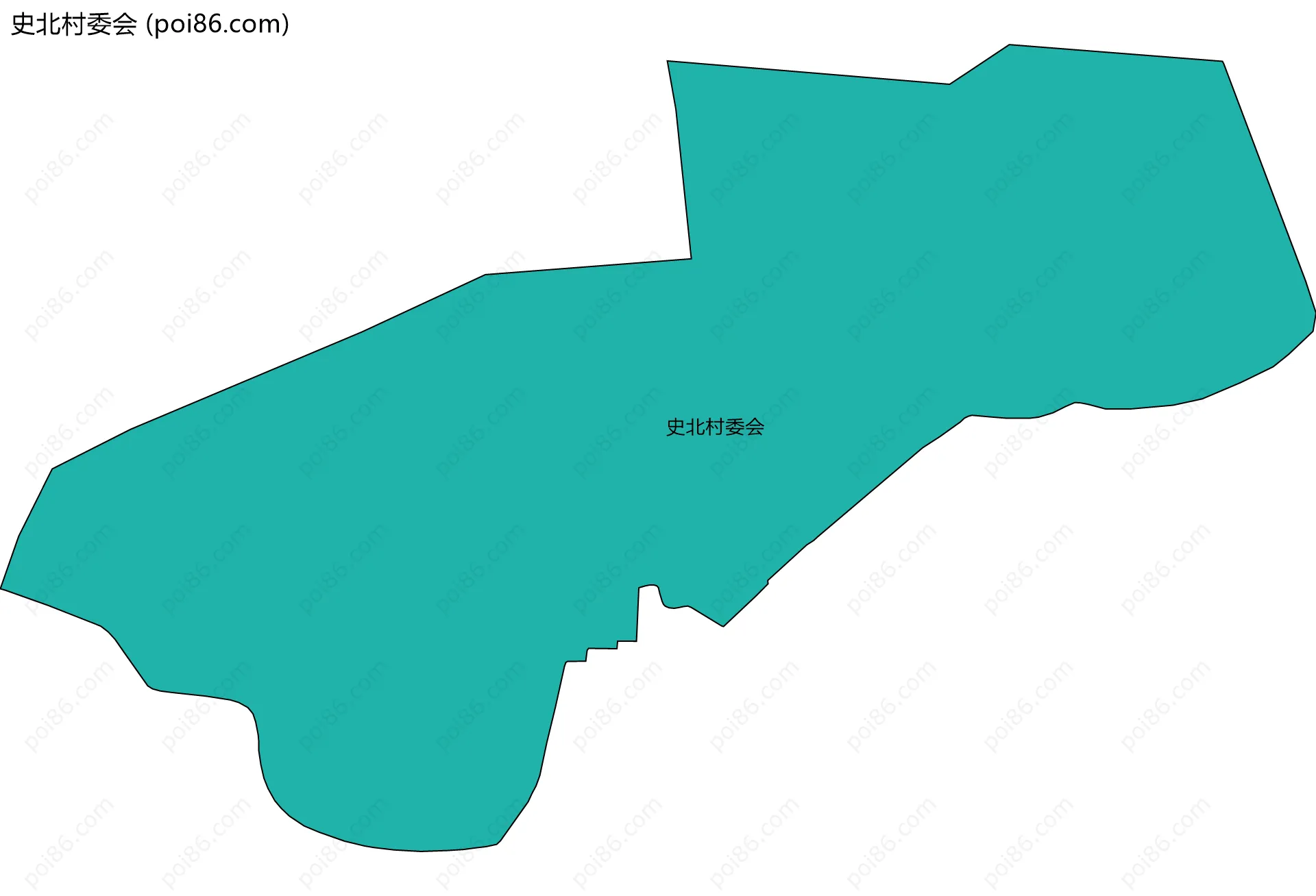 史北村委会边界地图