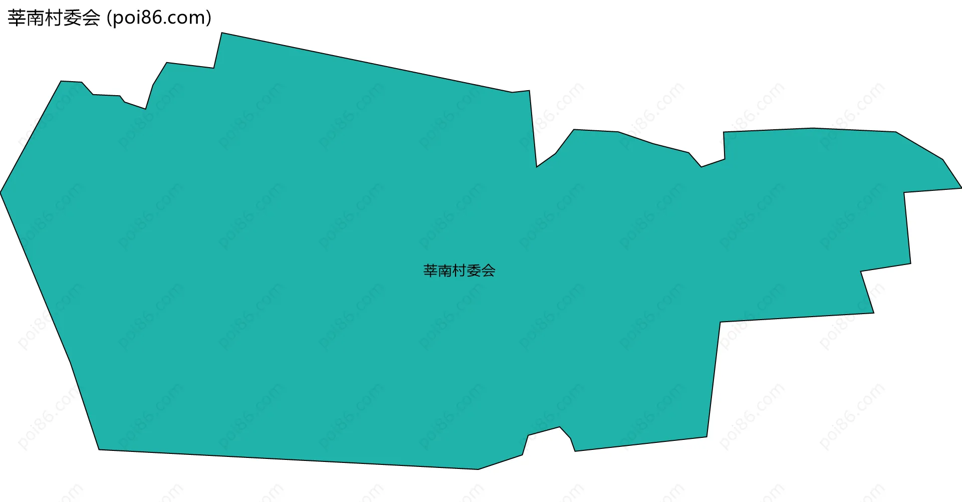 莘南村委会边界地图