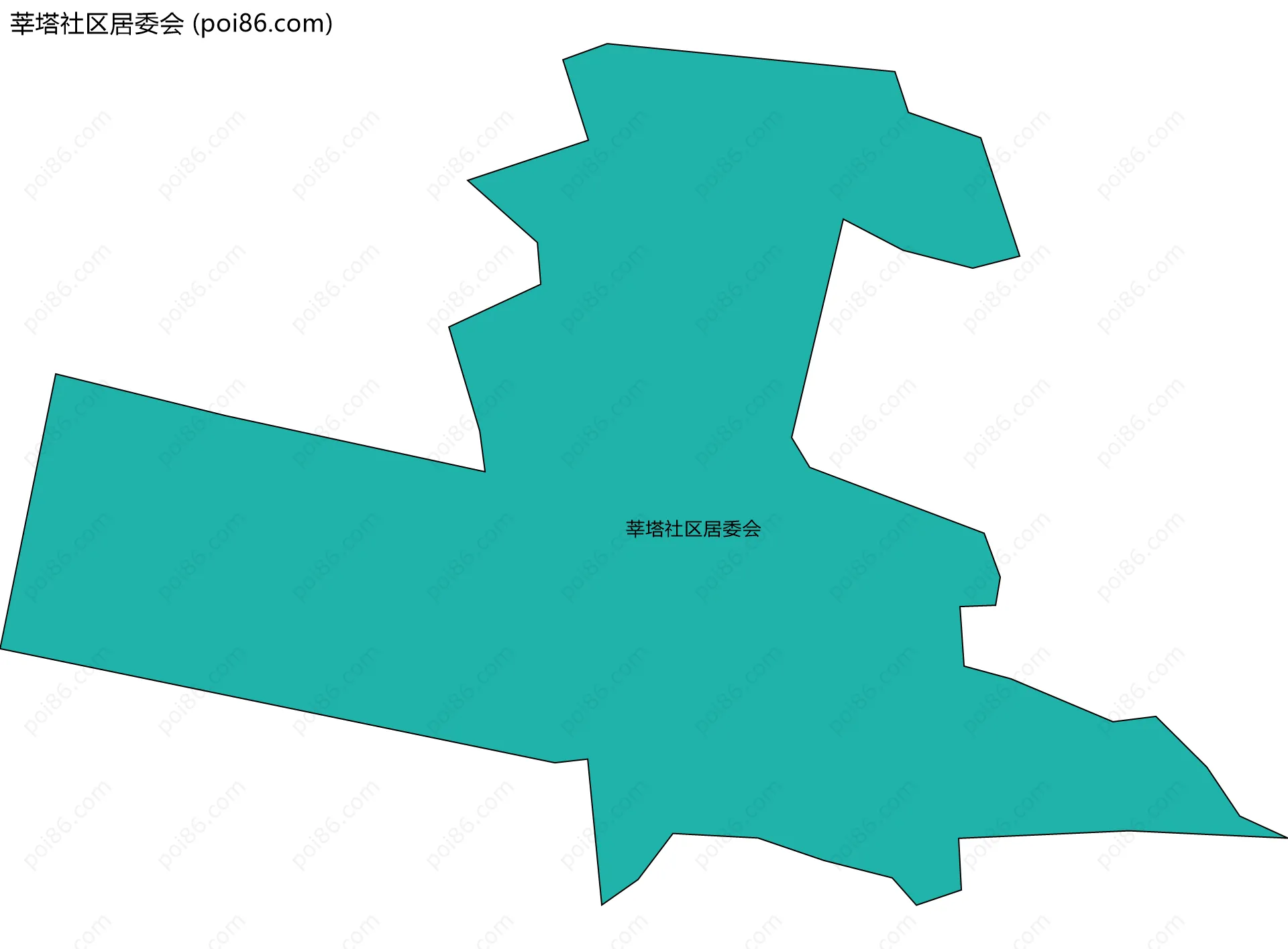 莘塔社区居委会边界地图