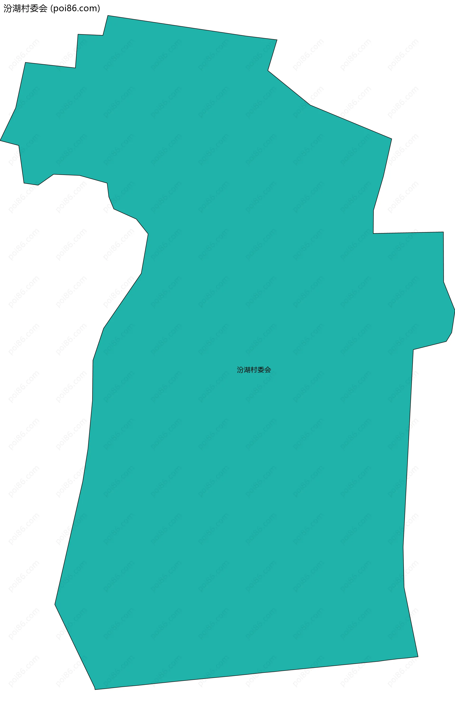 汾湖村委会边界地图