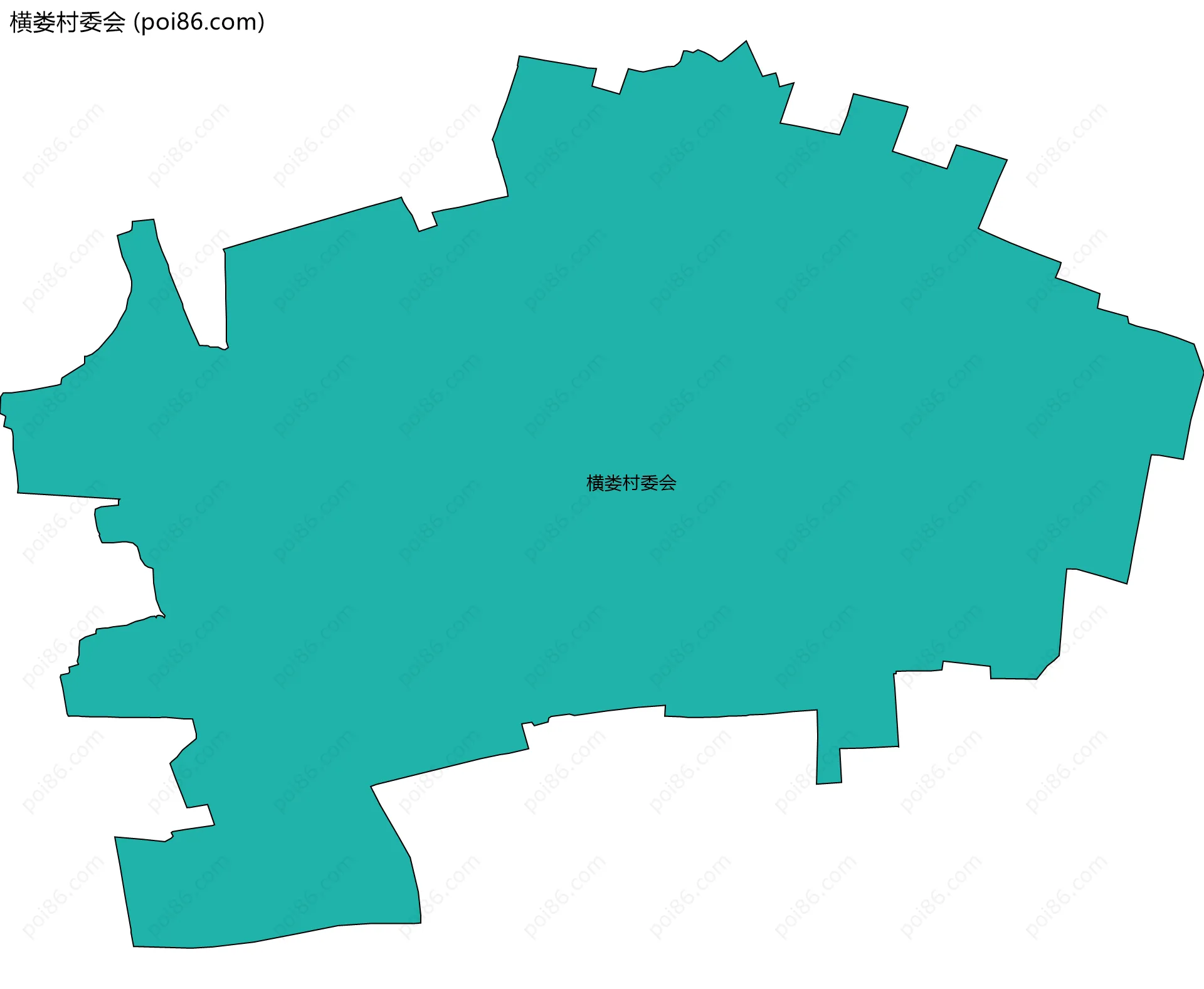 横娄村委会边界地图