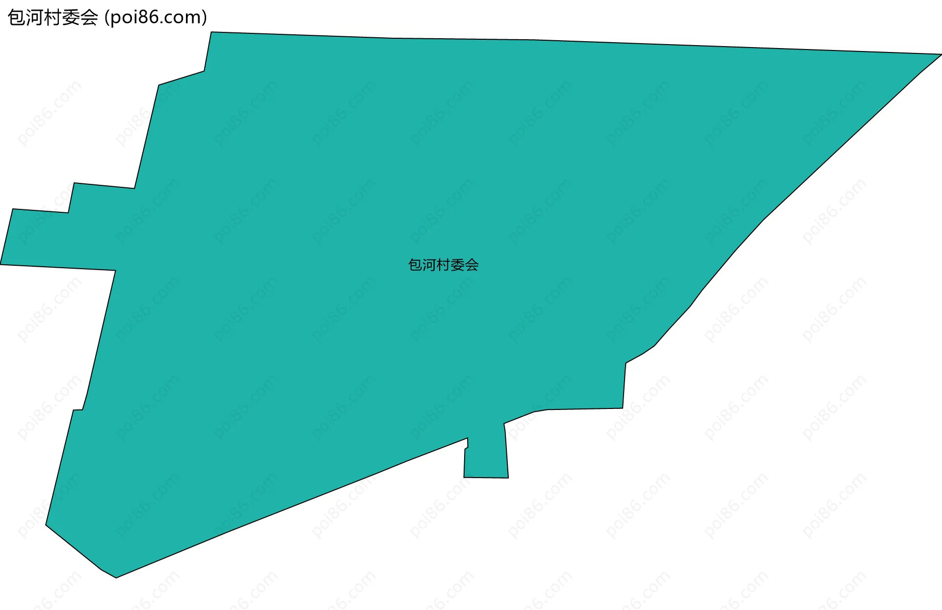 包河村委会边界地图