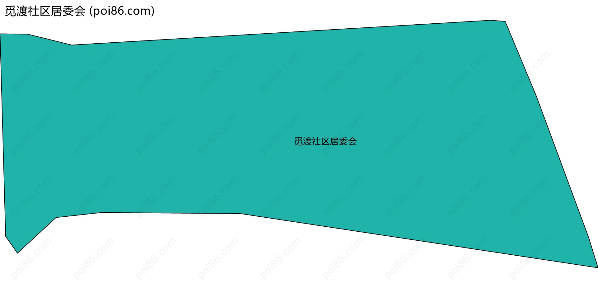 觅渡社区居委会边界地图