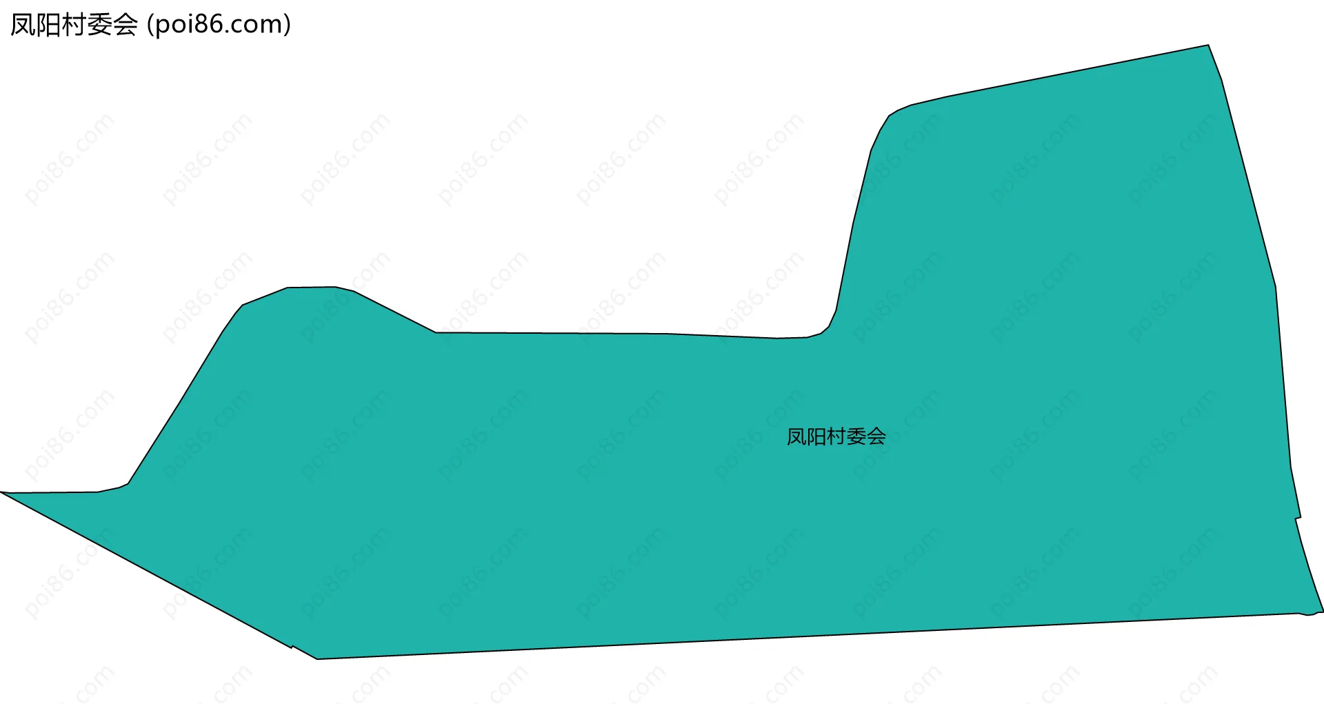 凤阳村委会边界地图