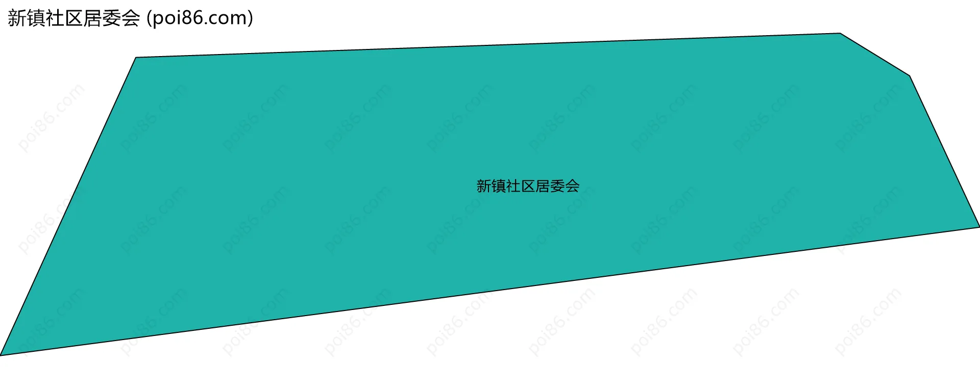 新镇社区居委会边界地图