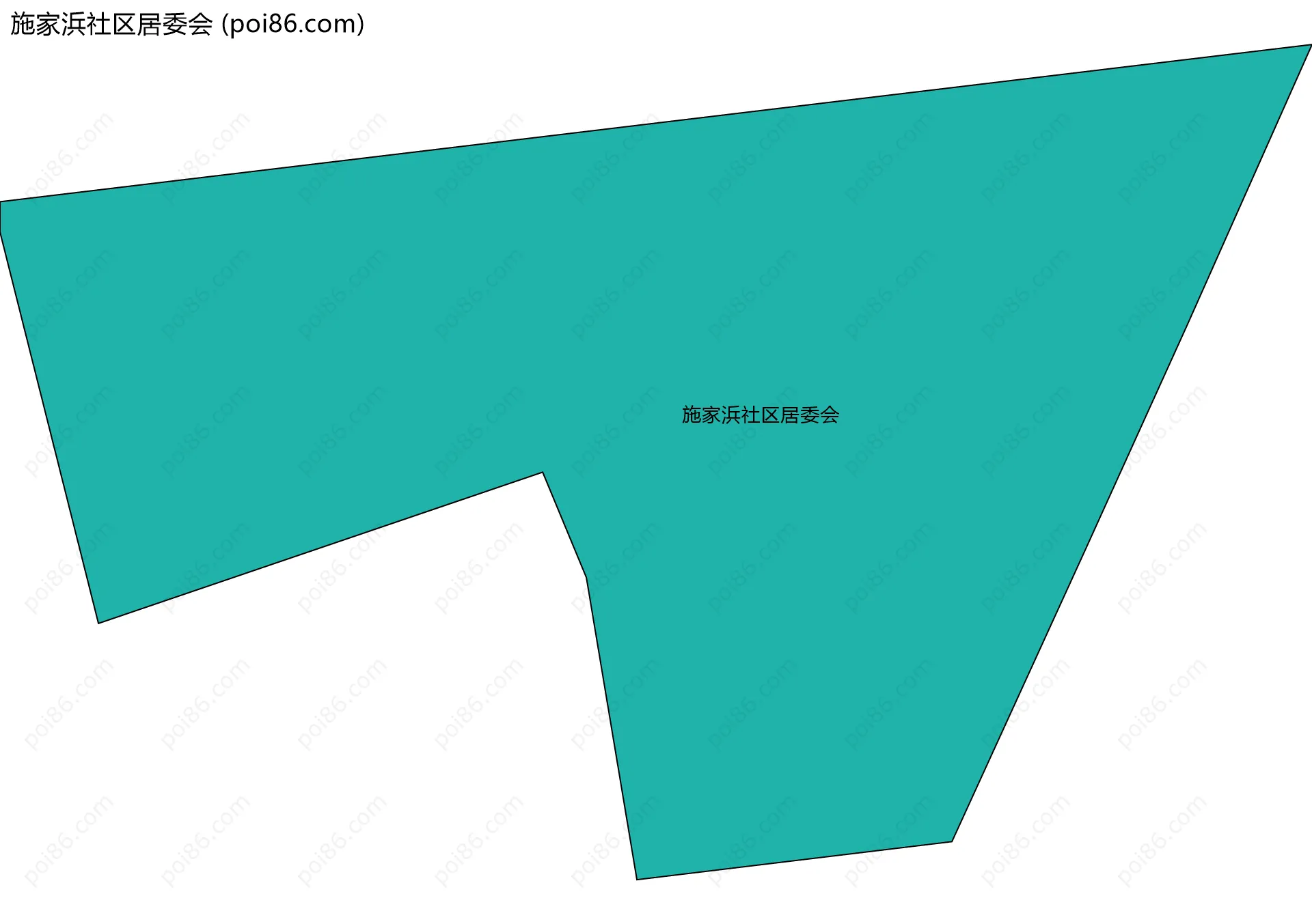 施家浜社区居委会边界地图