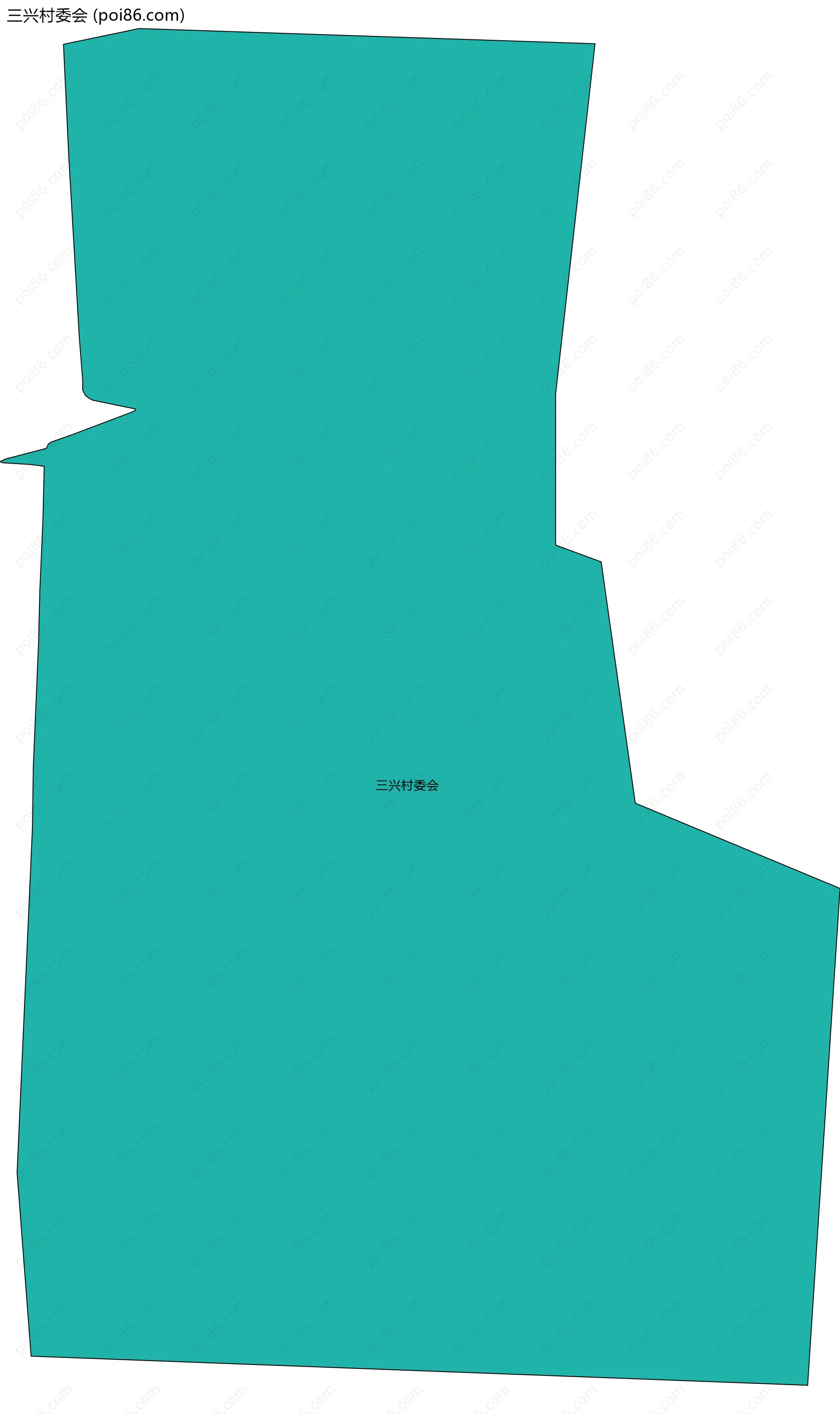 三兴村委会边界地图