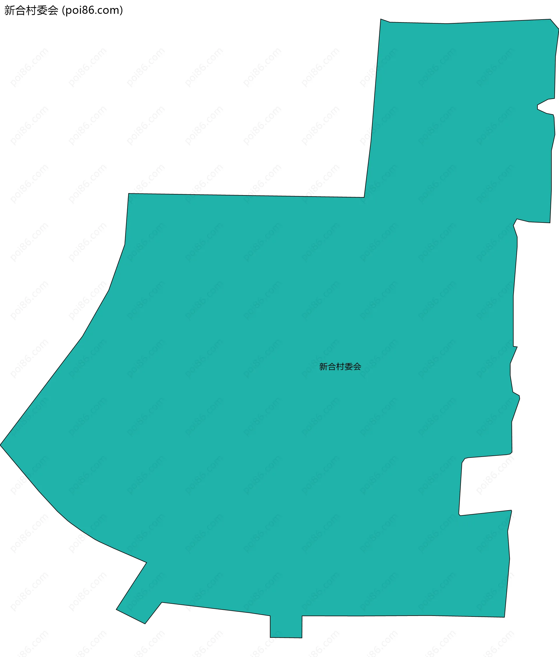 新合村委会边界地图