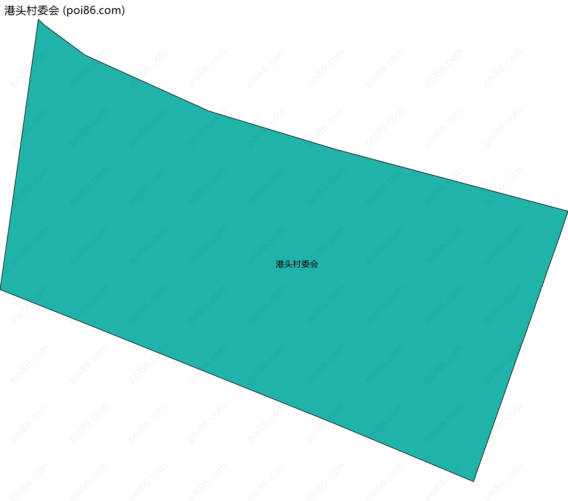 港头村委会边界地图