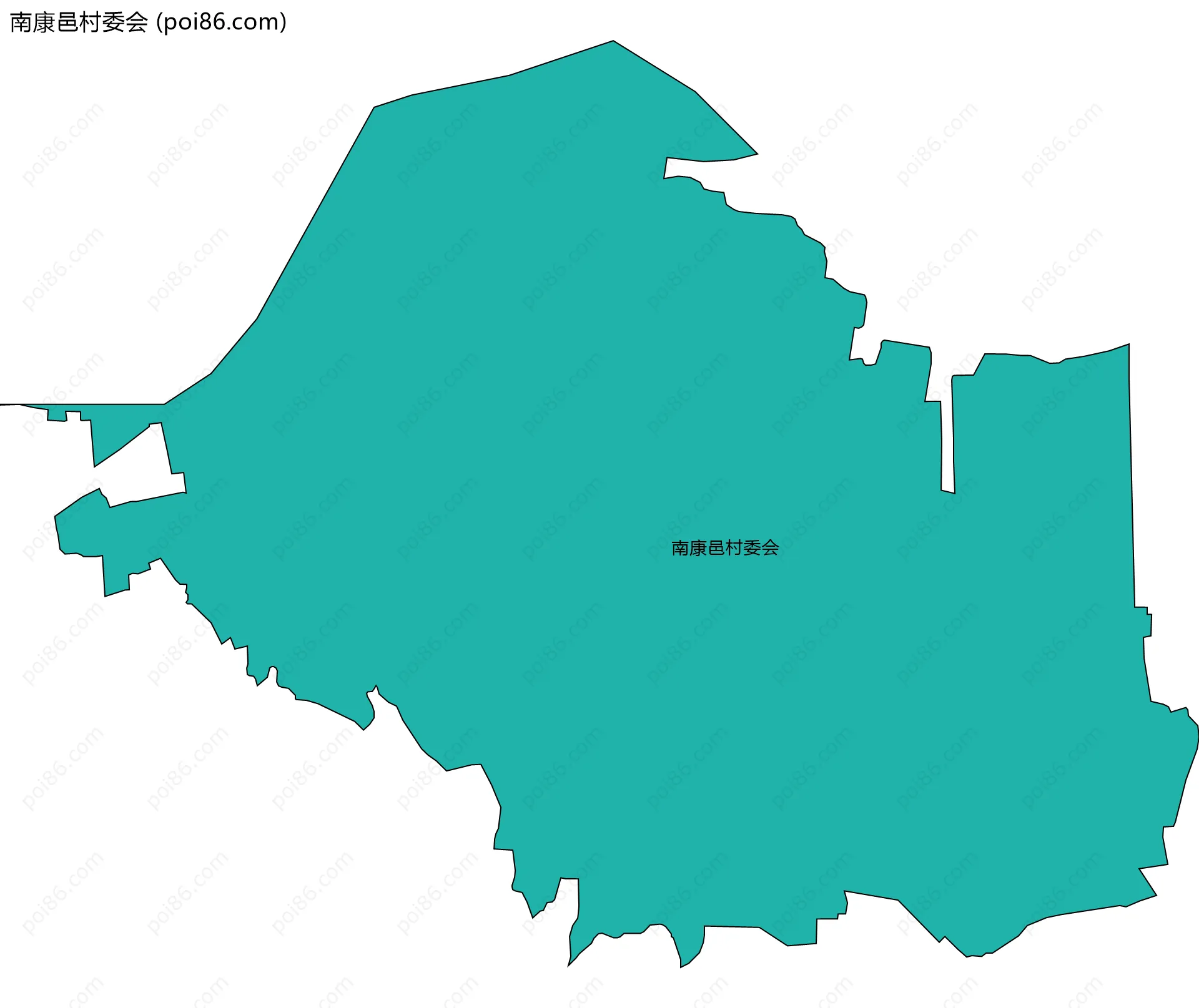 南康邑村委会边界地图