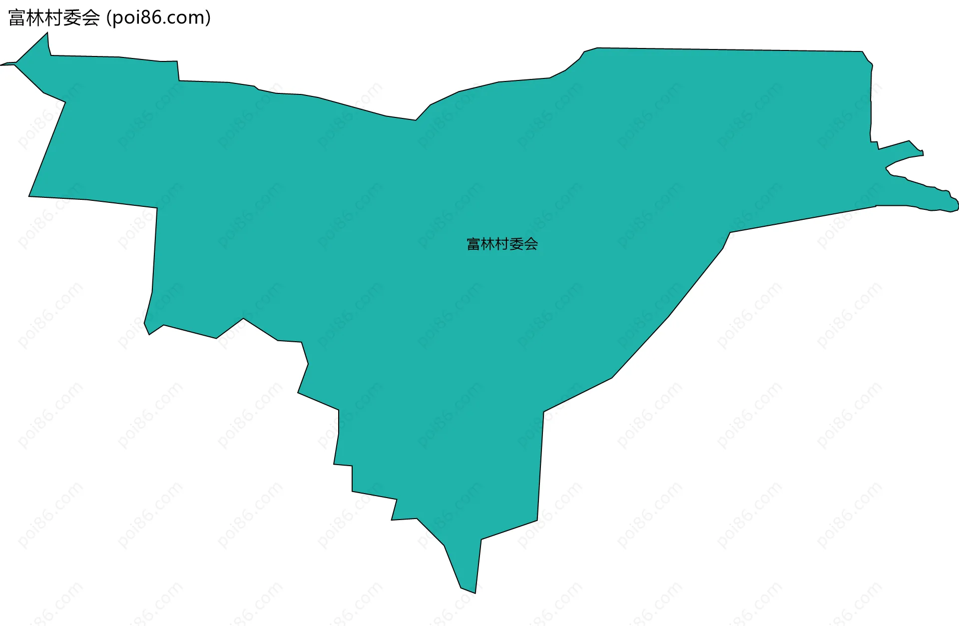 富林村委会边界地图