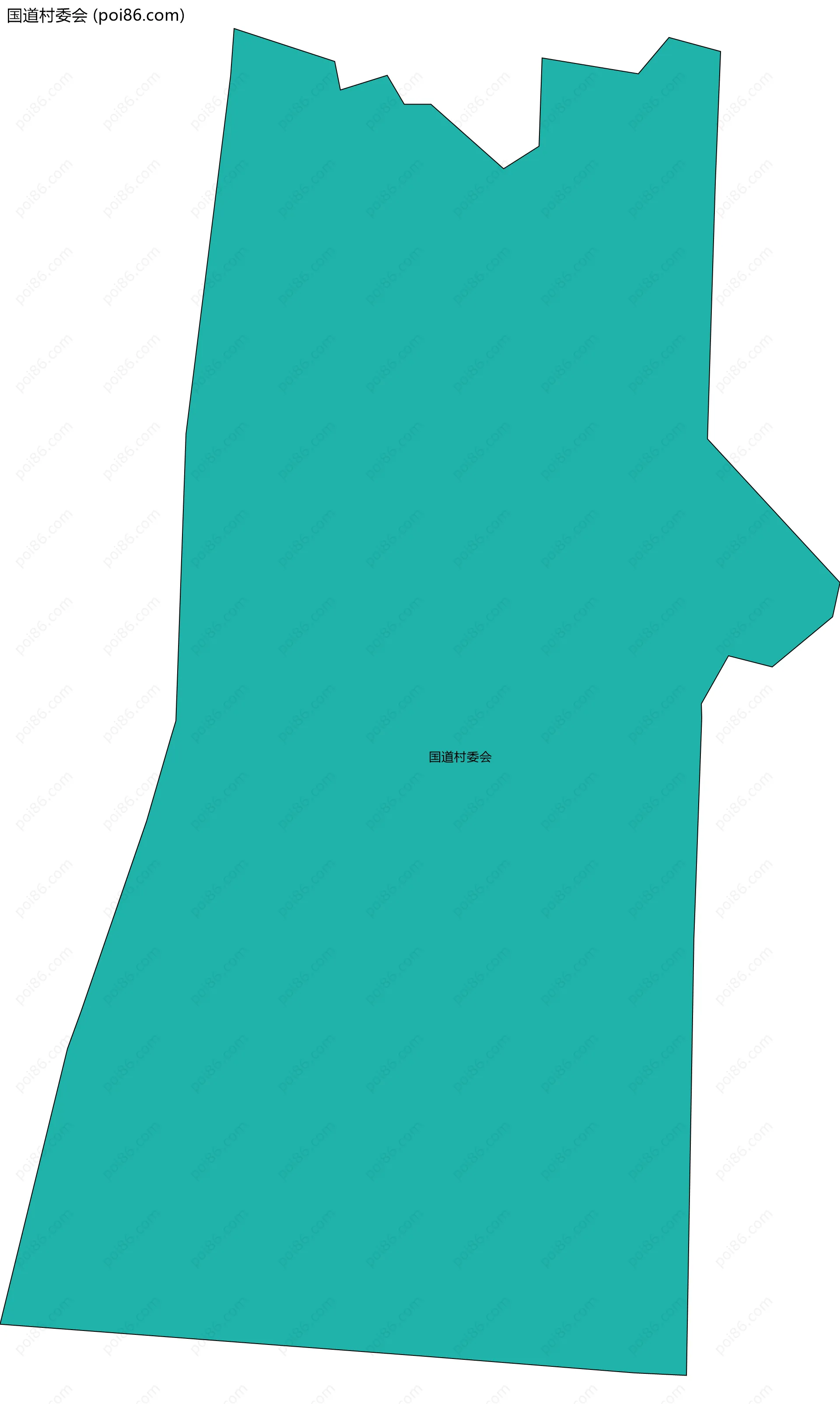 国道村委会边界地图