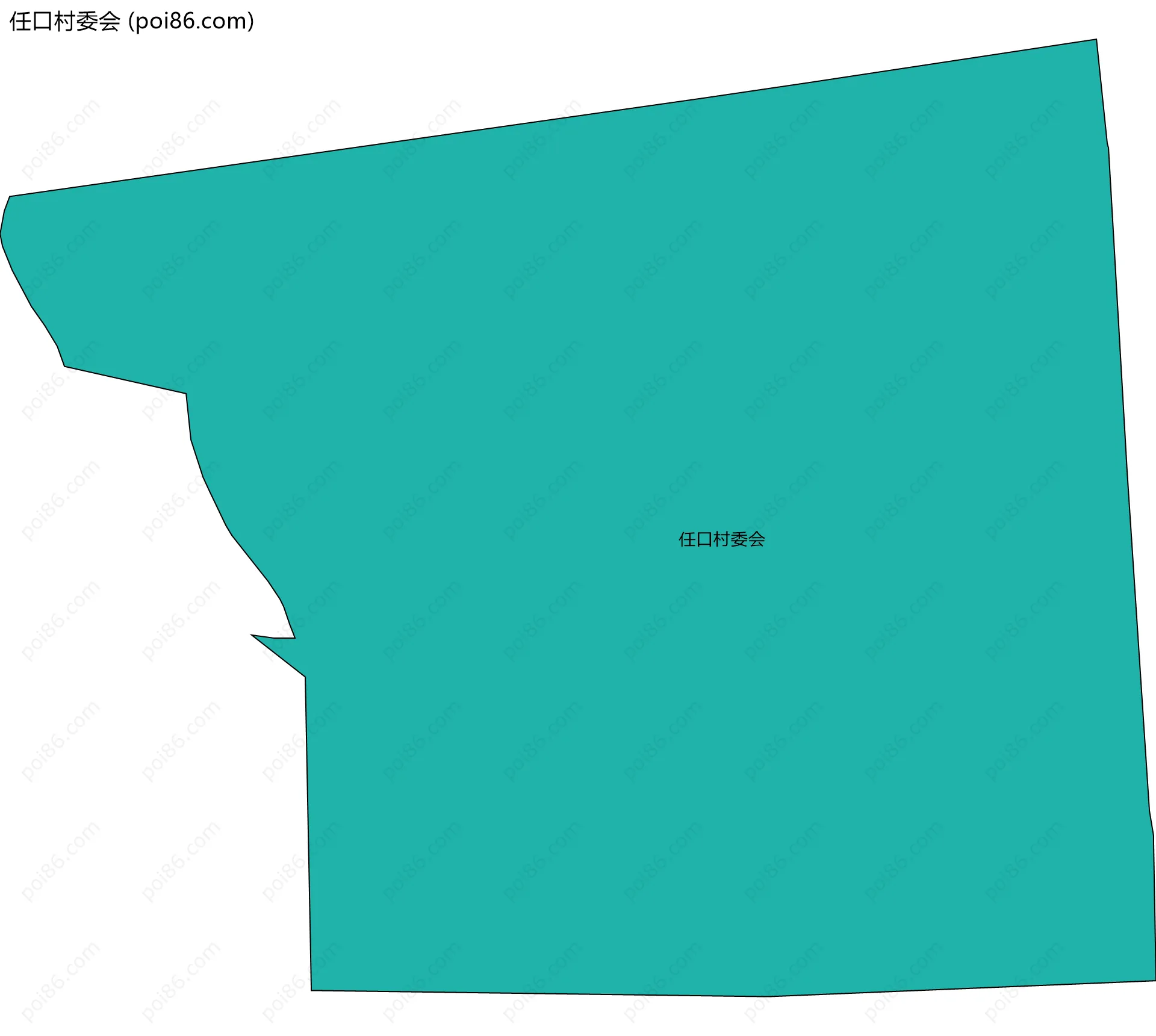 任口村委会边界地图