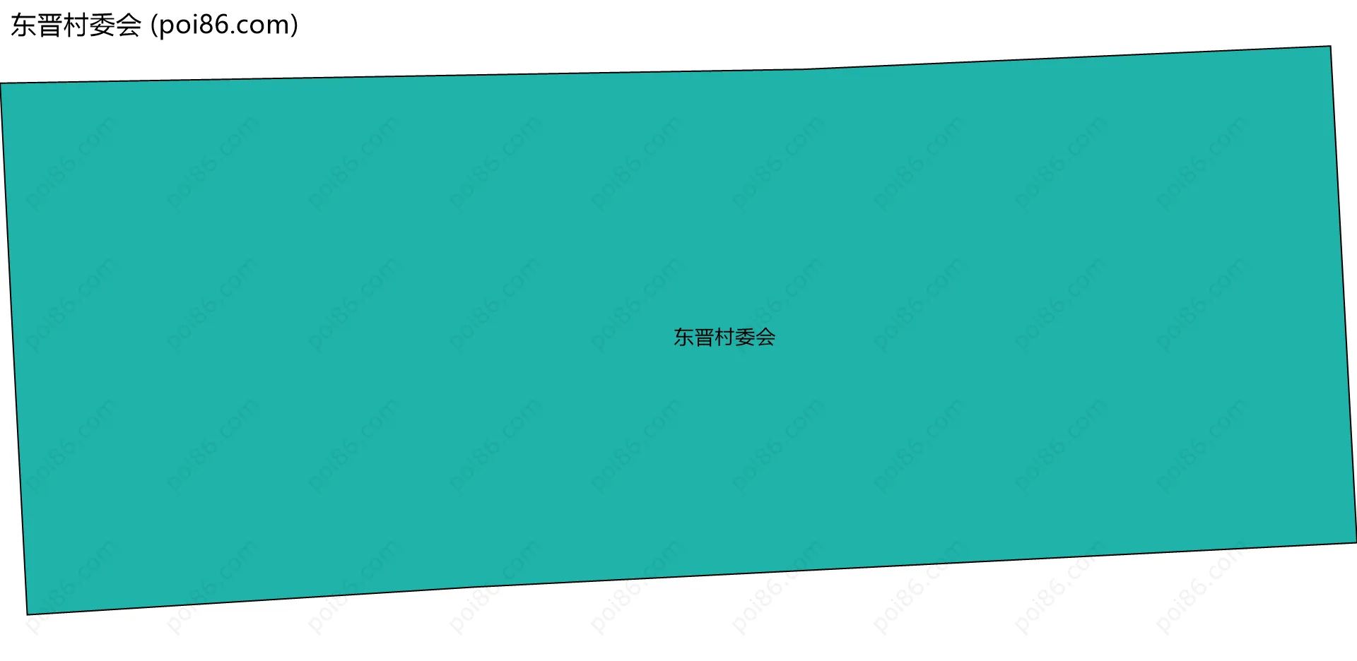 东晋村委会边界地图