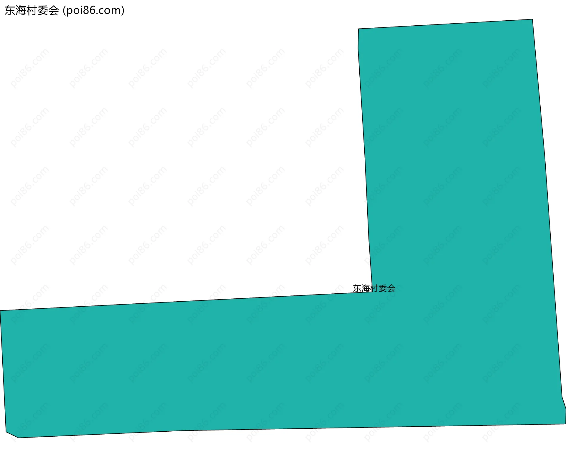 东海村委会边界地图