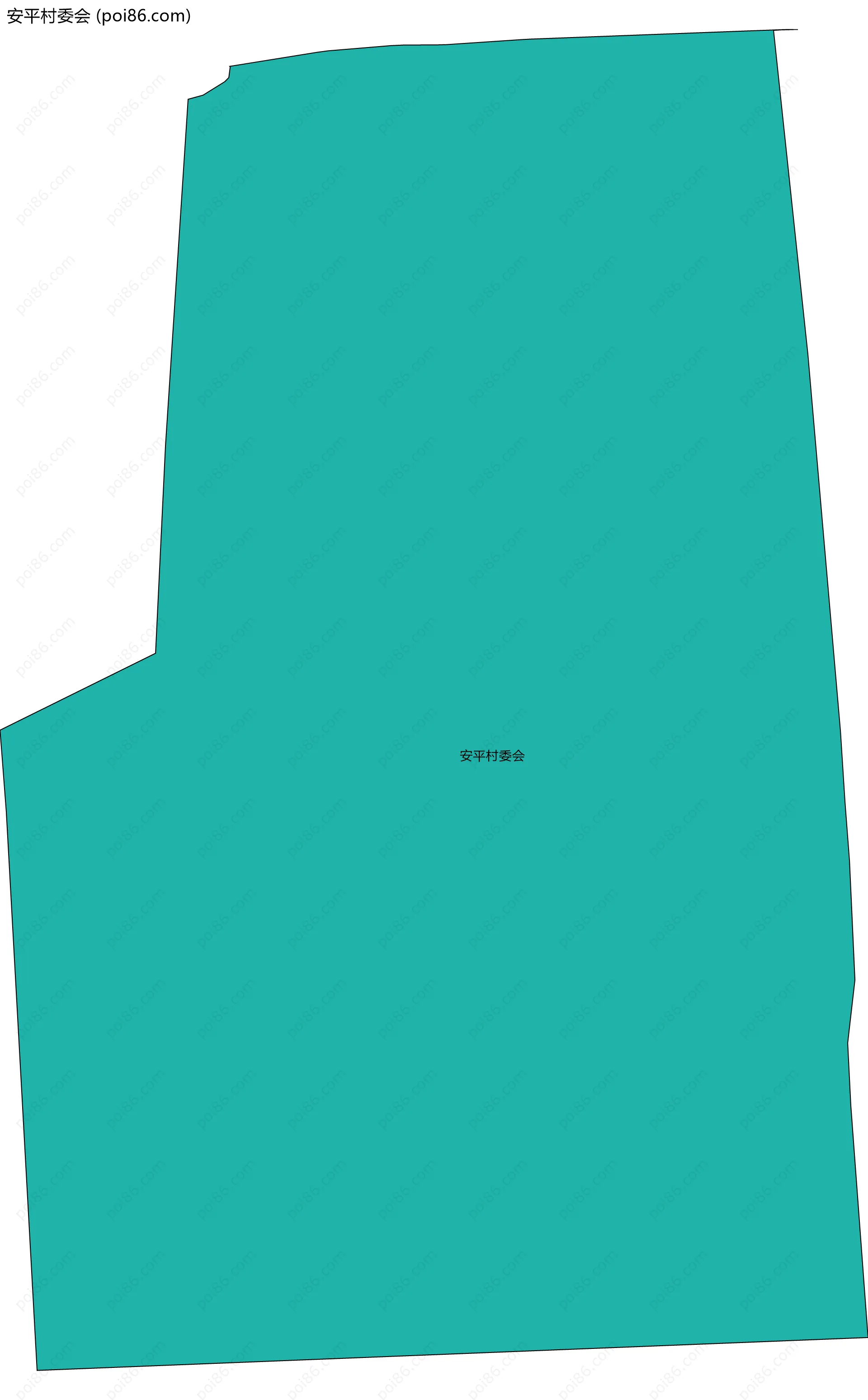 安平村委会边界地图