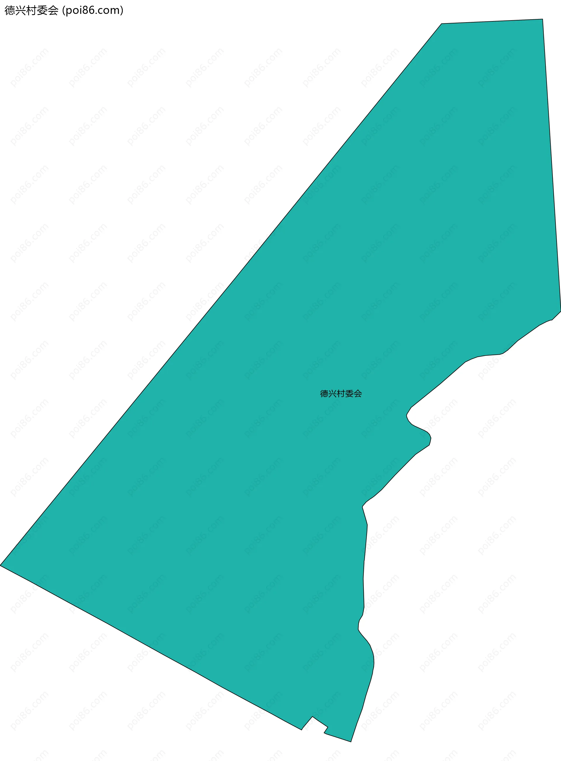 德兴村委会边界地图