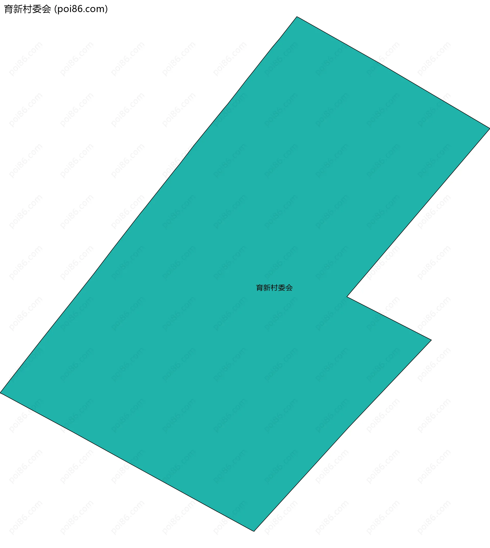 育新村委会边界地图