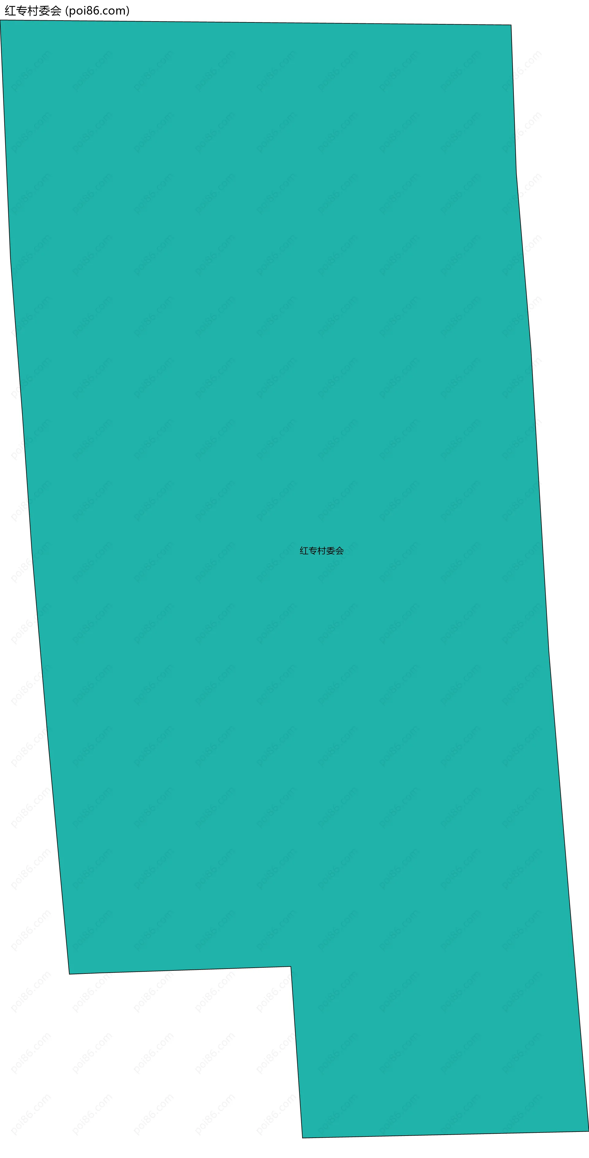 红专村委会边界地图