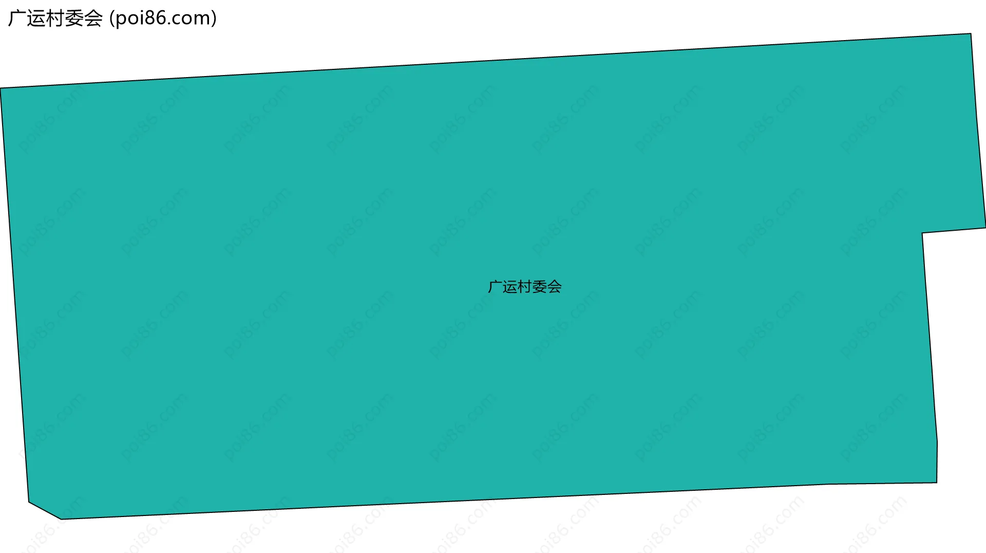 广运村委会边界地图