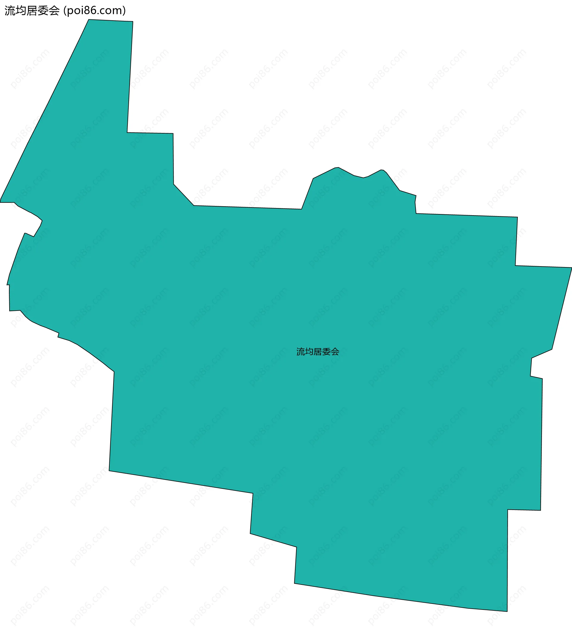 流均居委会边界地图