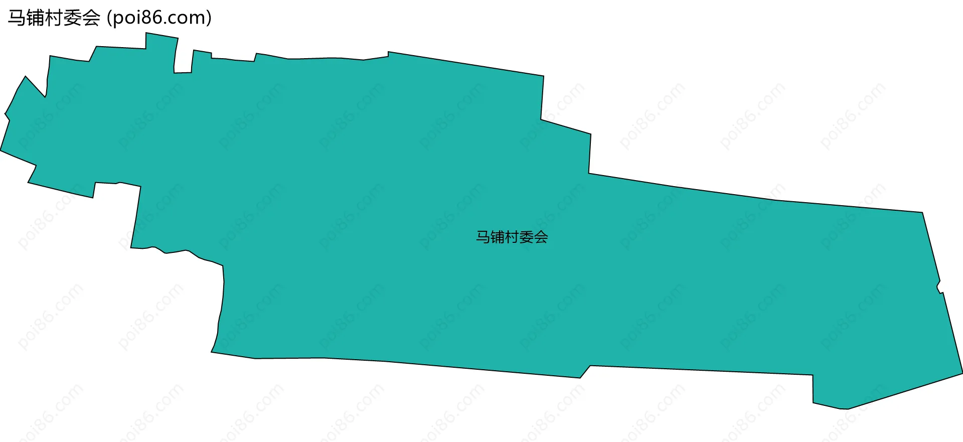 马铺村委会边界地图