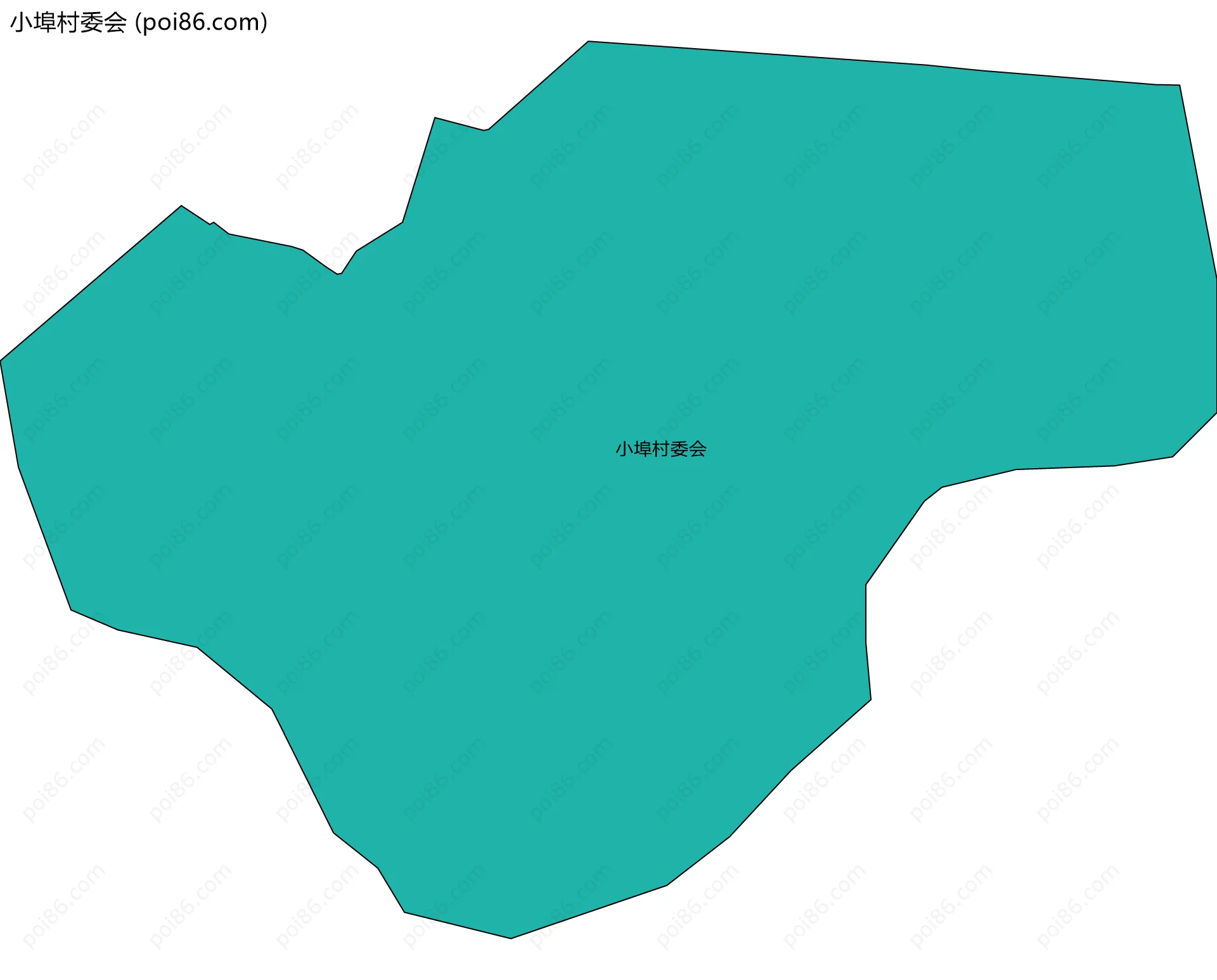 小埠村委会边界地图