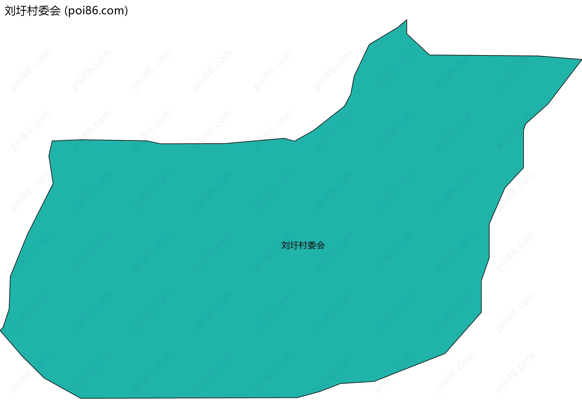 刘圩村委会边界地图